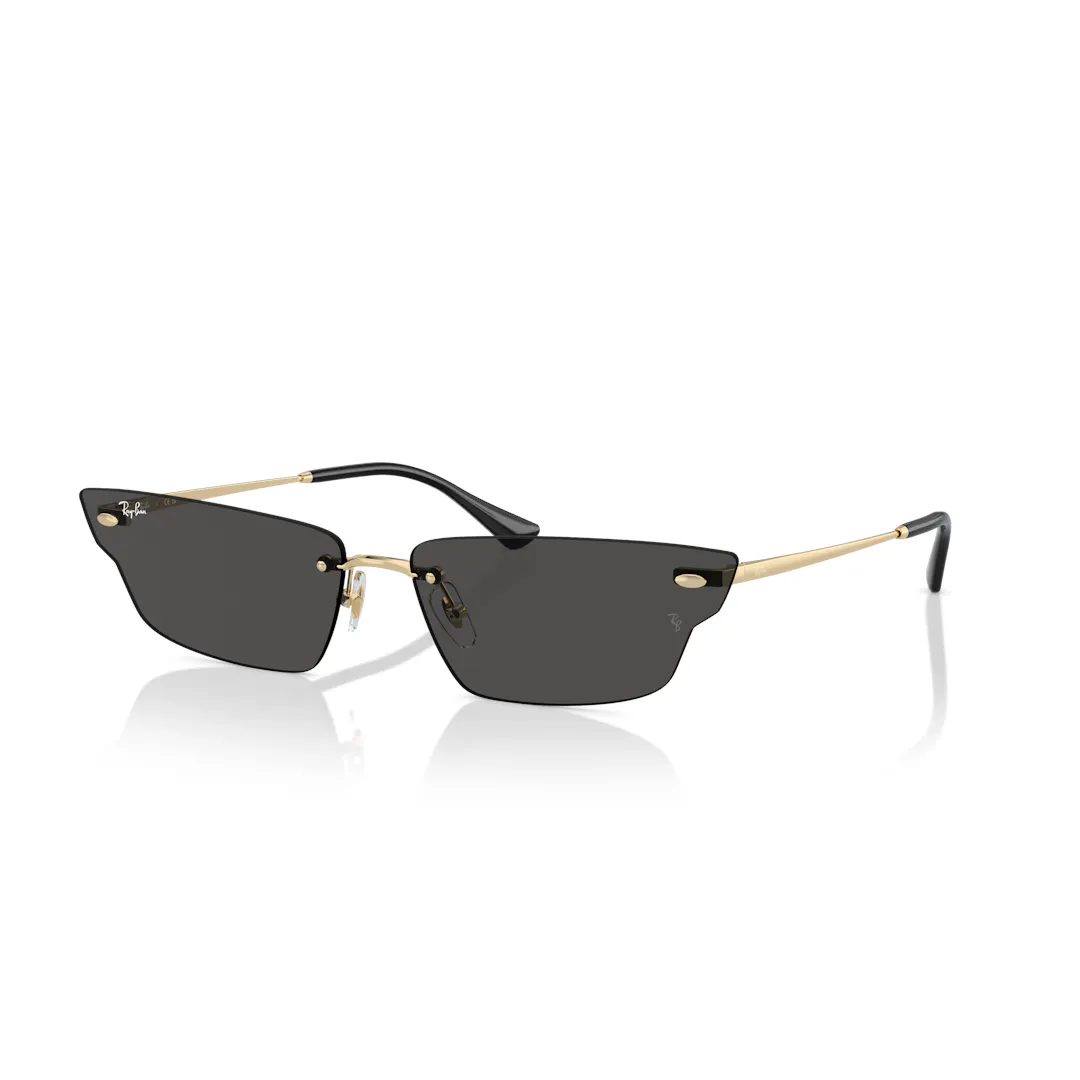 Ray-Ban Anh Bio Based 0RB3731 Solbriller - Runde Guld Ray-Ban Anh Bio Based 0RB3731 Solbriller - Runde Guld