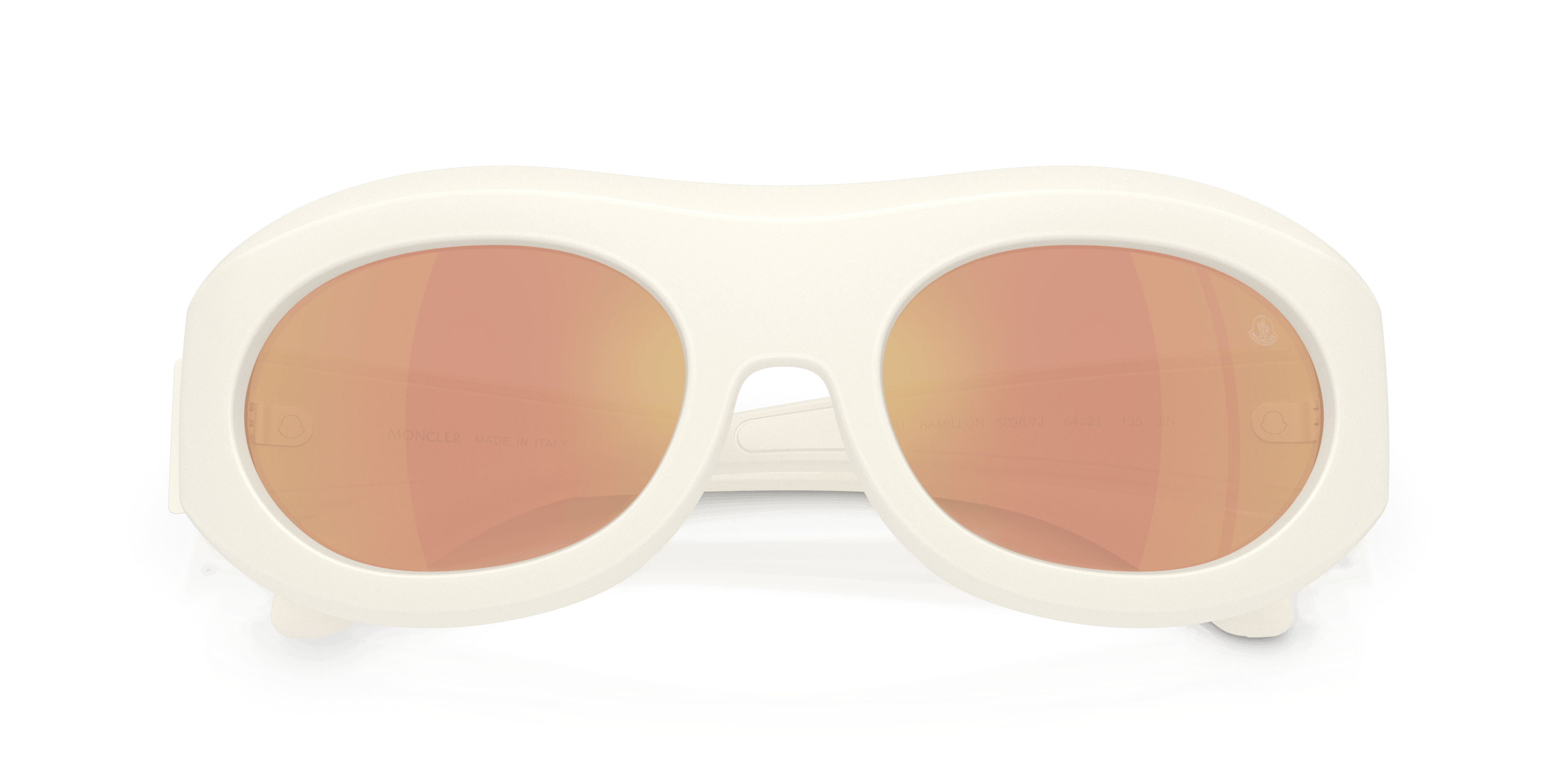 Folded, Moncler Ramillon ME 8015U Sunglasses