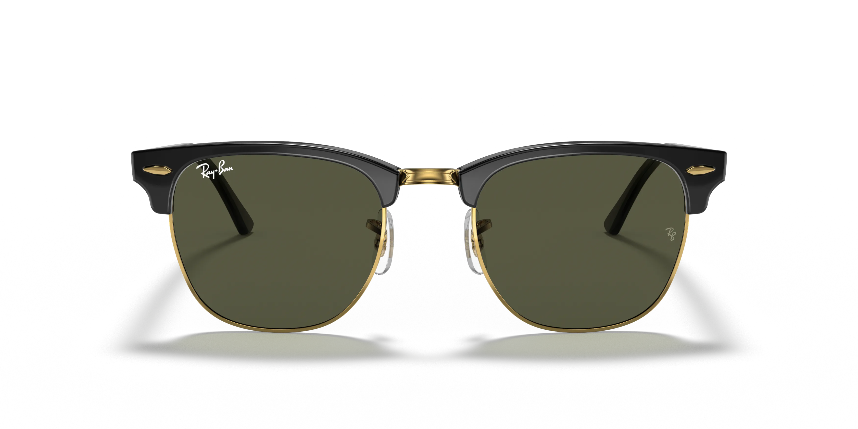 Front, Ray-Ban Clubmaster Classic RB 3016 Sunglasses