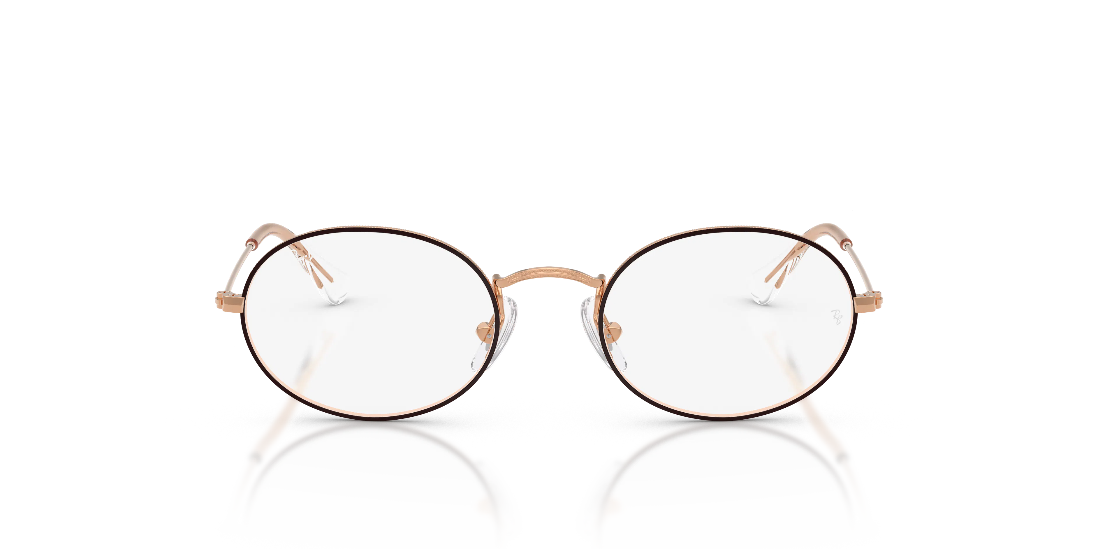 Front, Ray-Ban OVAL OPTICS KIDS RB9645V 4087