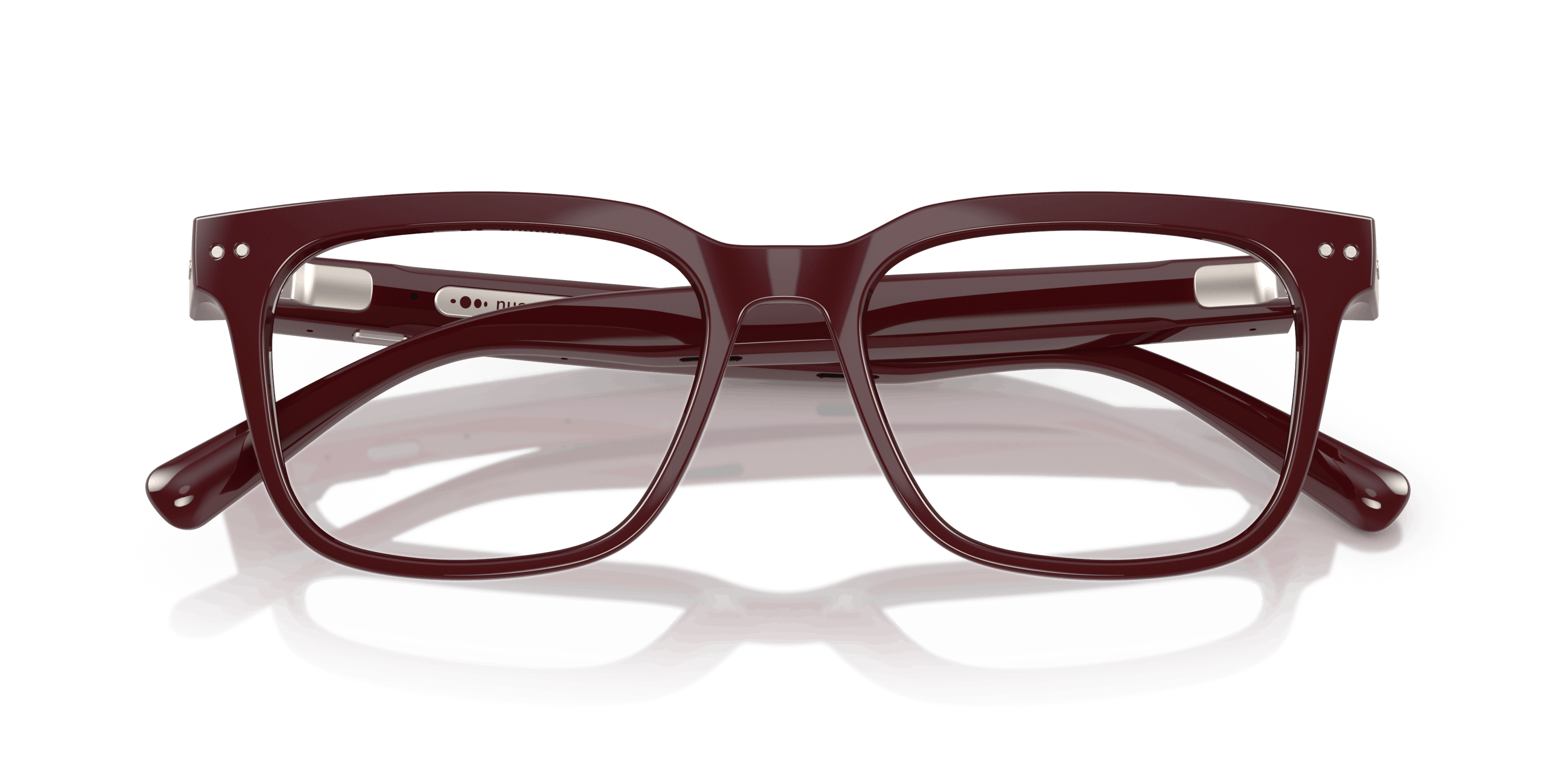 Folded, Nuance Audio AW5001 Hearing Glasses with Transitions® Lenses