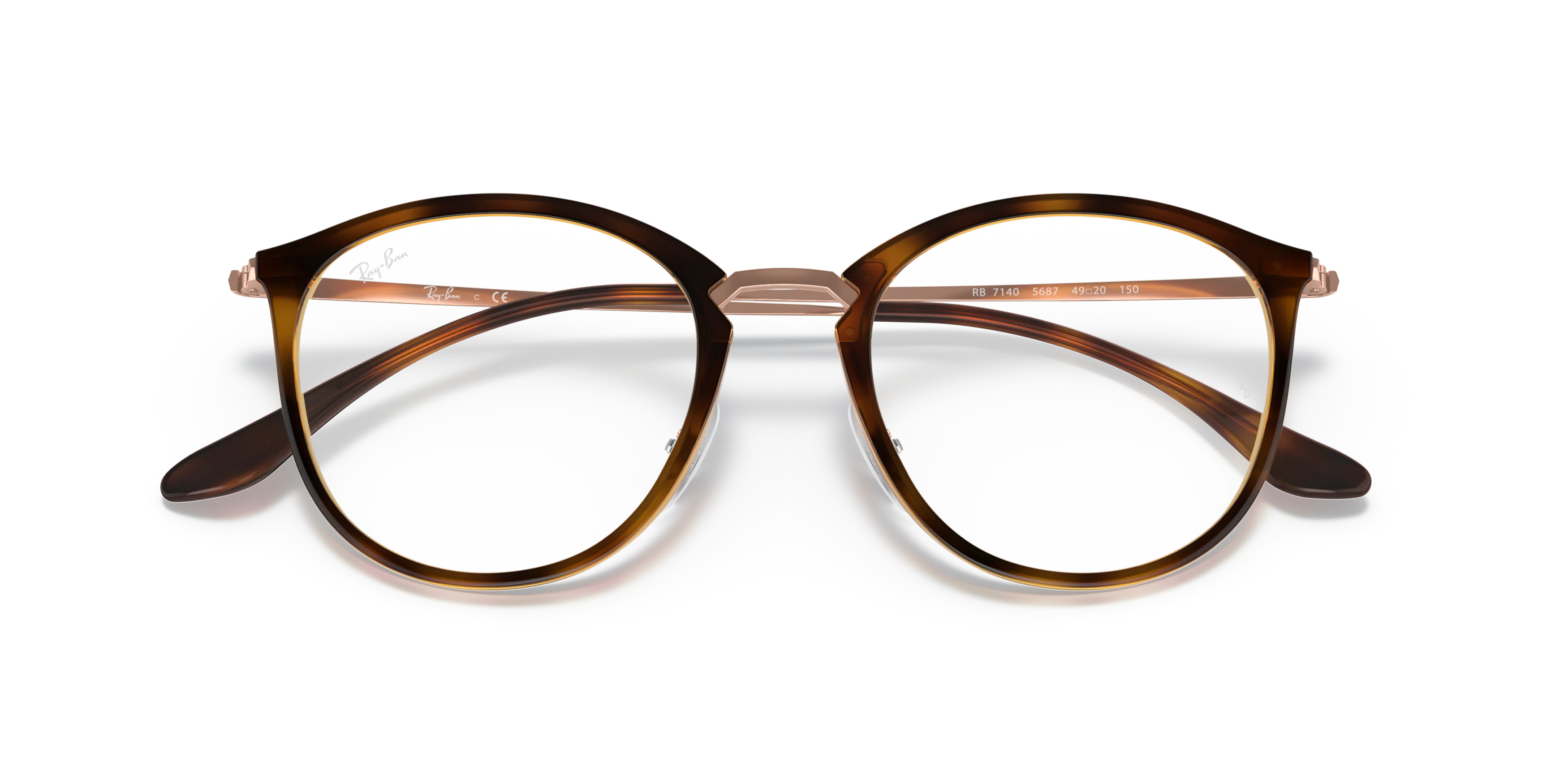 Folded, RAY-BAN Optics RX7140 5687