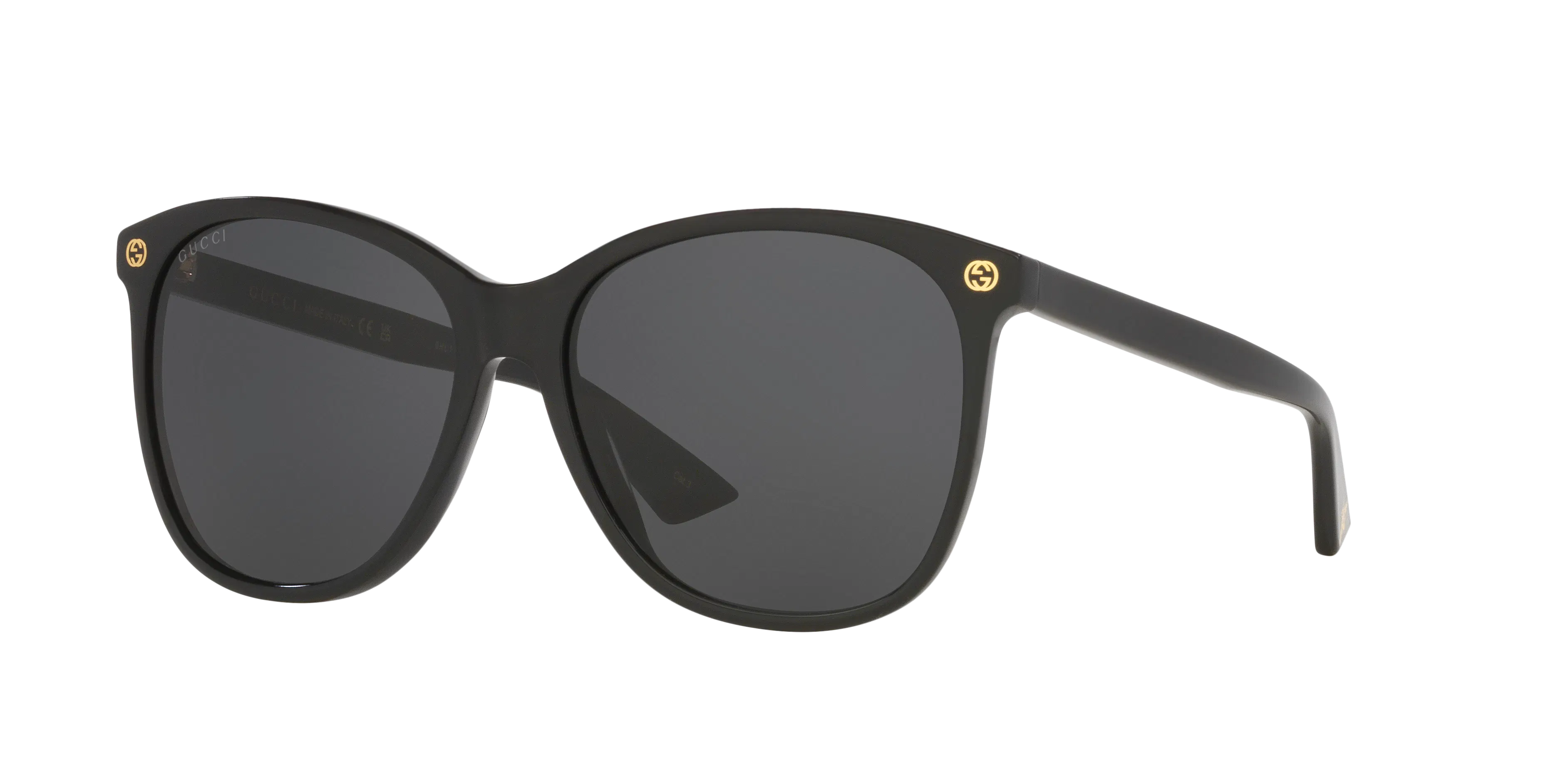 Gucci 0024S Solbriller - Runde Sort