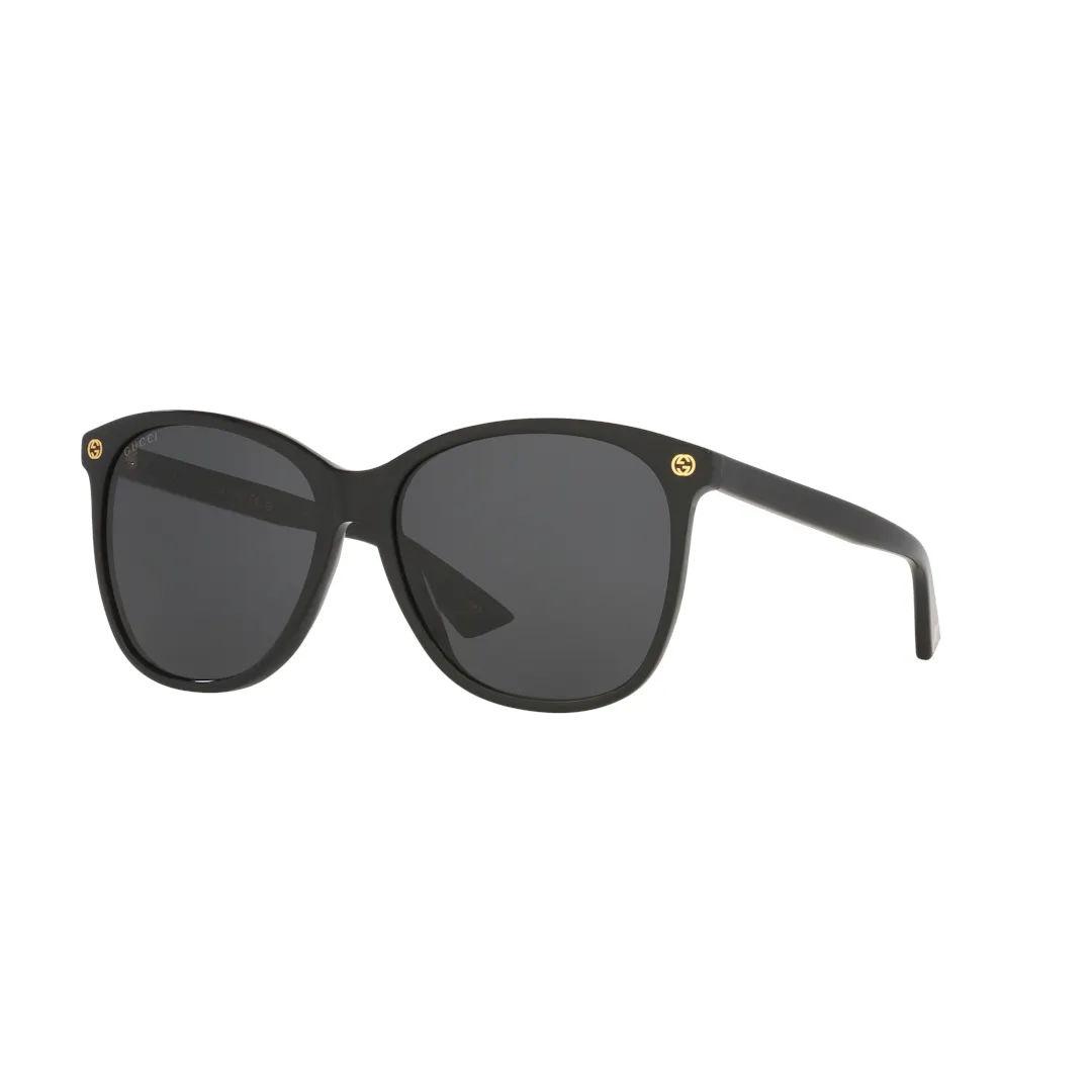 Gucci 0024S Solbriller - Runde Sort Gucci 0024S Solbriller - Runde Sort