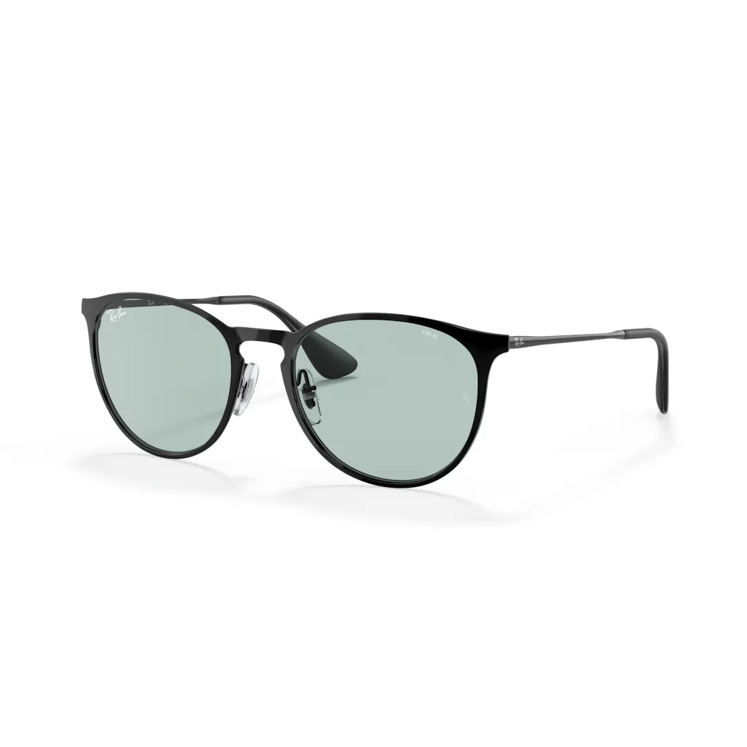 Ray-Ban Erika Metal Evolve 0RB3539 Solbriller - Firkantede Sort