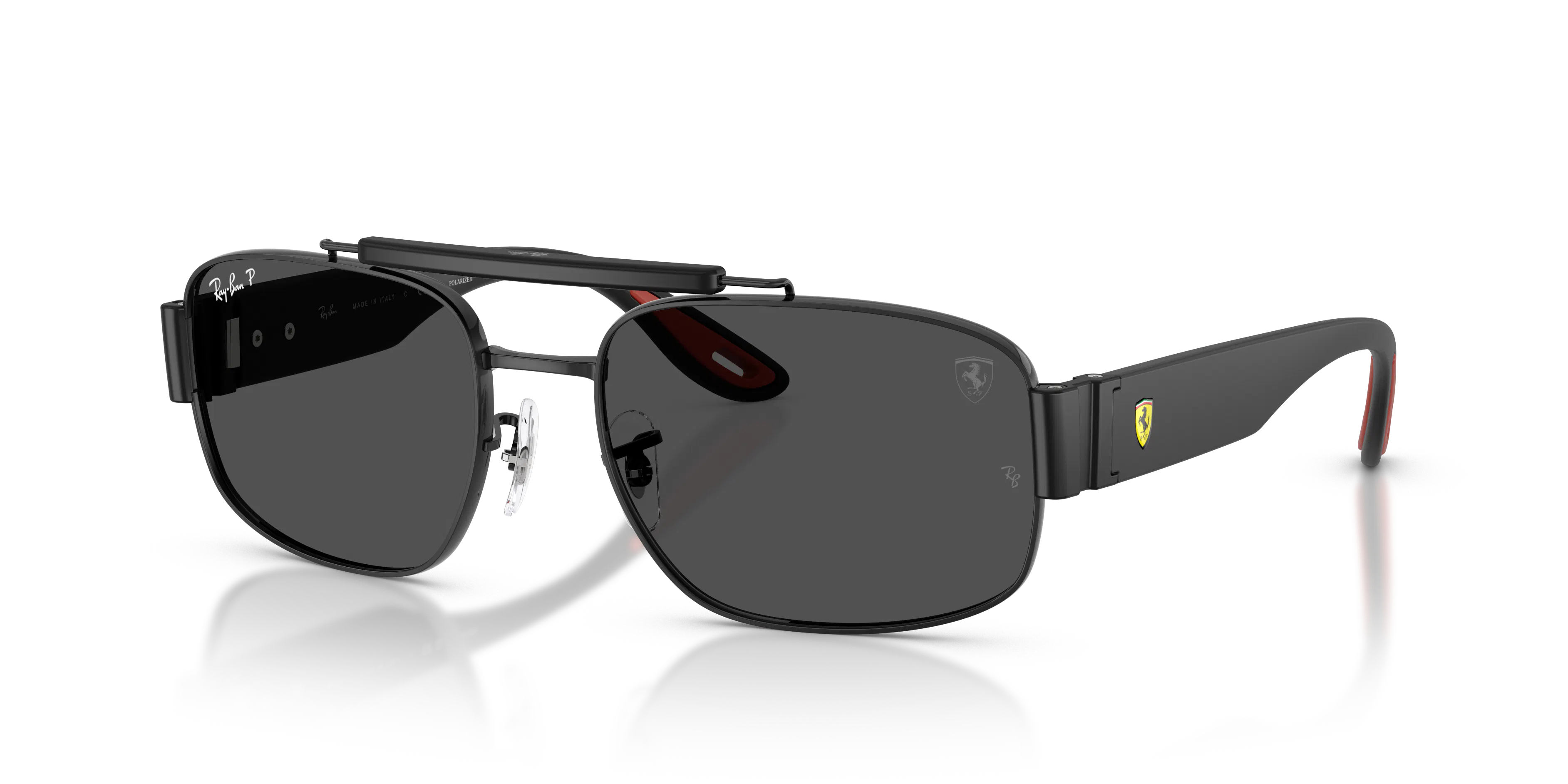 Angle_Left01, Ray-Ban Scuderia Ferrari Collection Polarized+ Lenses RB 3797M Sunglasses