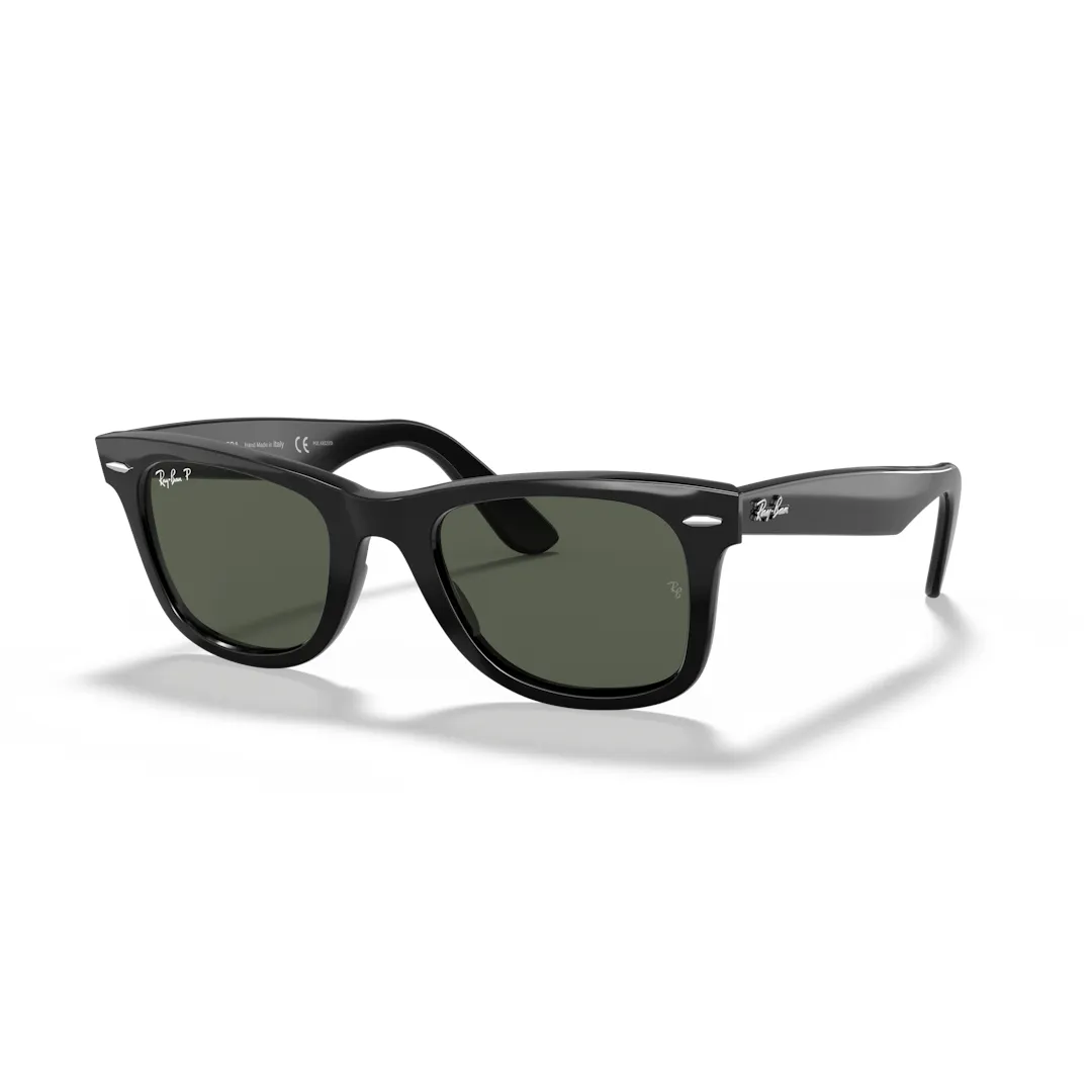 Ray-Ban Original Wayfarer Classic 0RB2140 Solbriller - Firkantede Sort Polariserede Linser