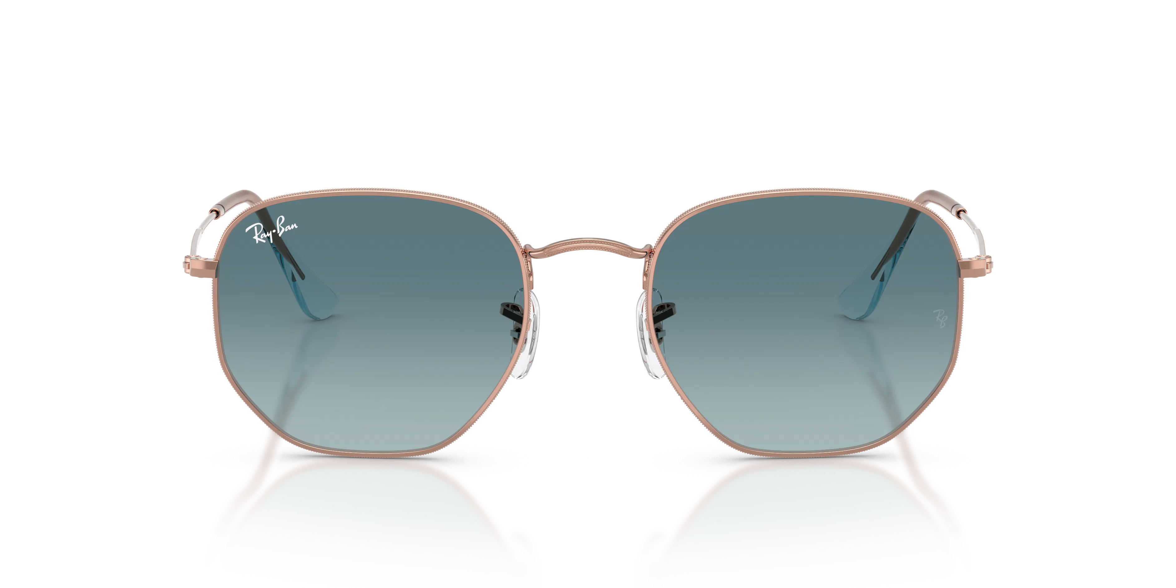 Front, Ray-Ban Hexagonal Flat Lenses RB3548N 90353M