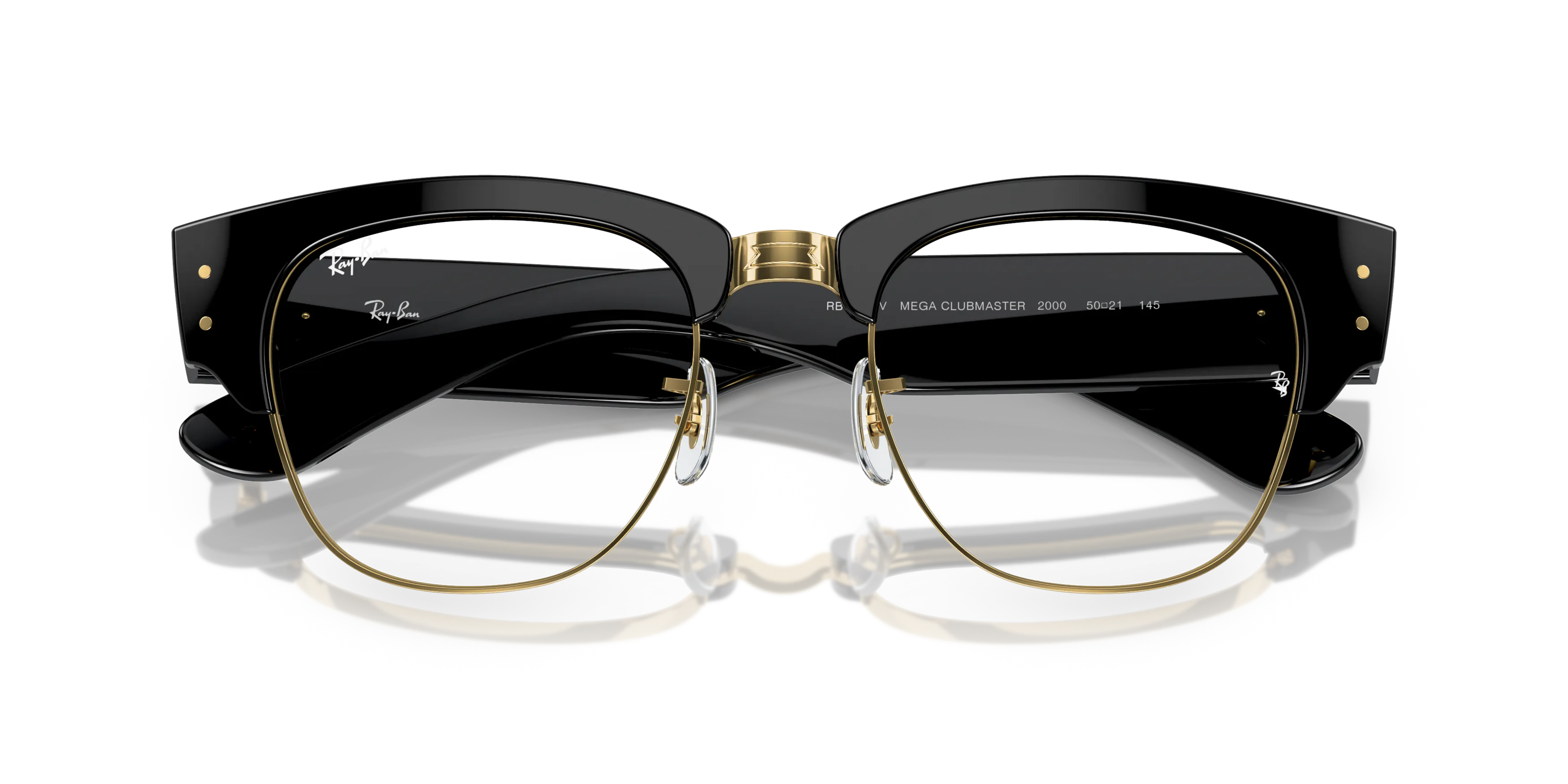 Folded, RAY-BAN Mega Clubmaster Optics RX0316V 2000