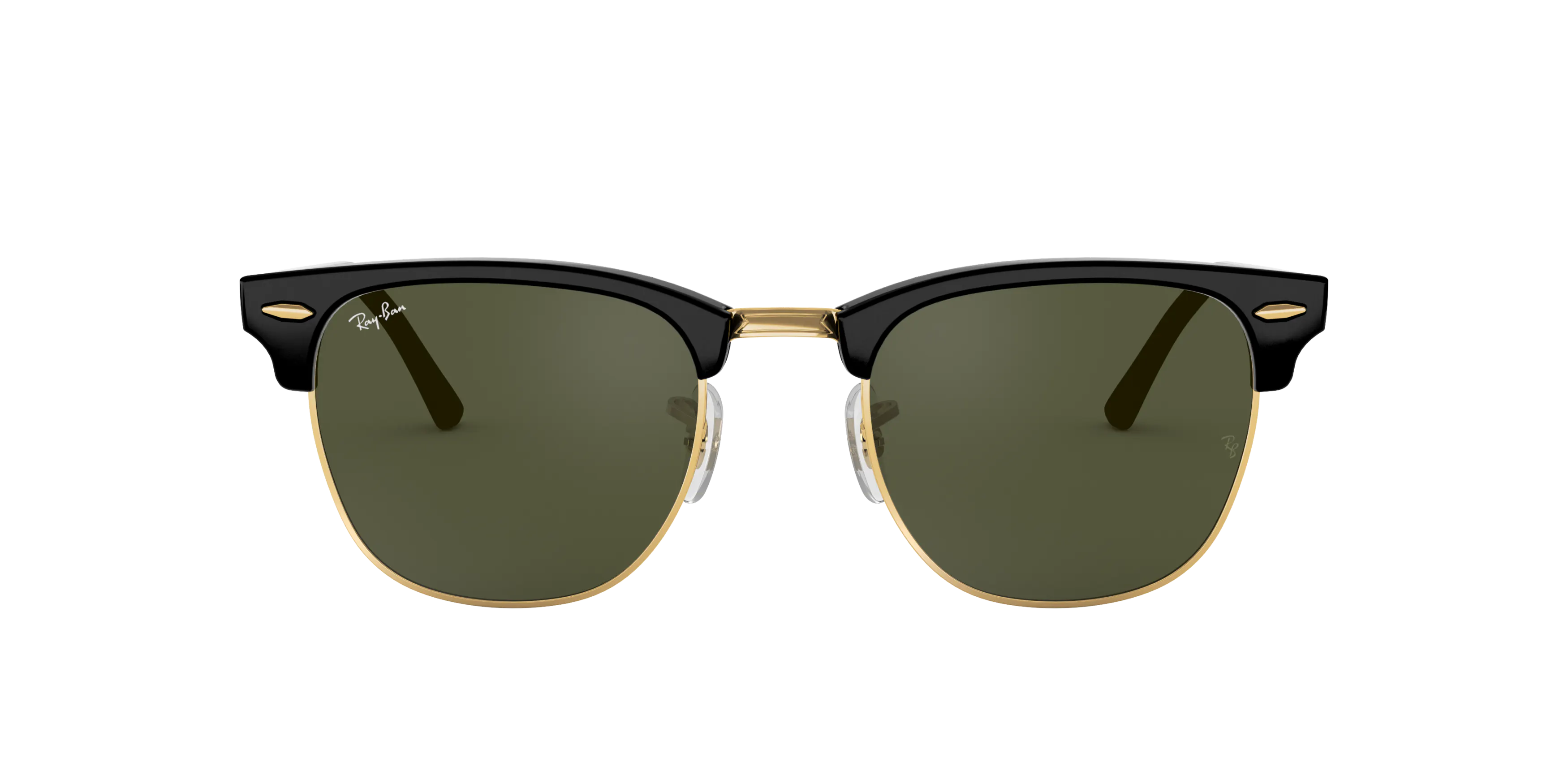 Front, Ray-Ban Clubmaster Classic RB 3016 Sunglasses