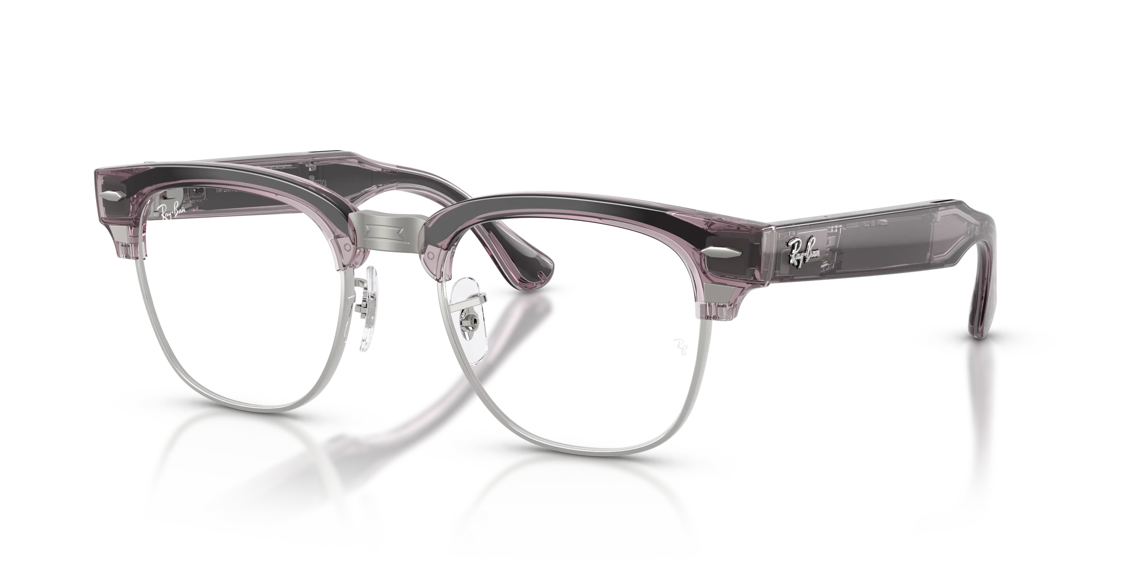 Angle_Left01, Ray-Ban Meta Audio Clubmaster RW 7004 with Transitions® lenses