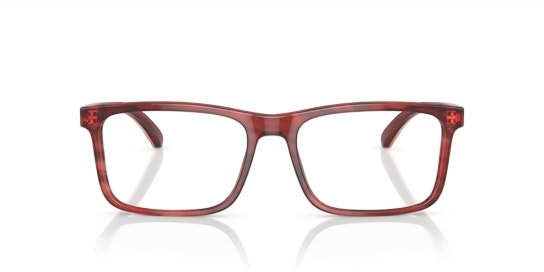 Emporio Armani EA 3227 Glasses Transparent / Red