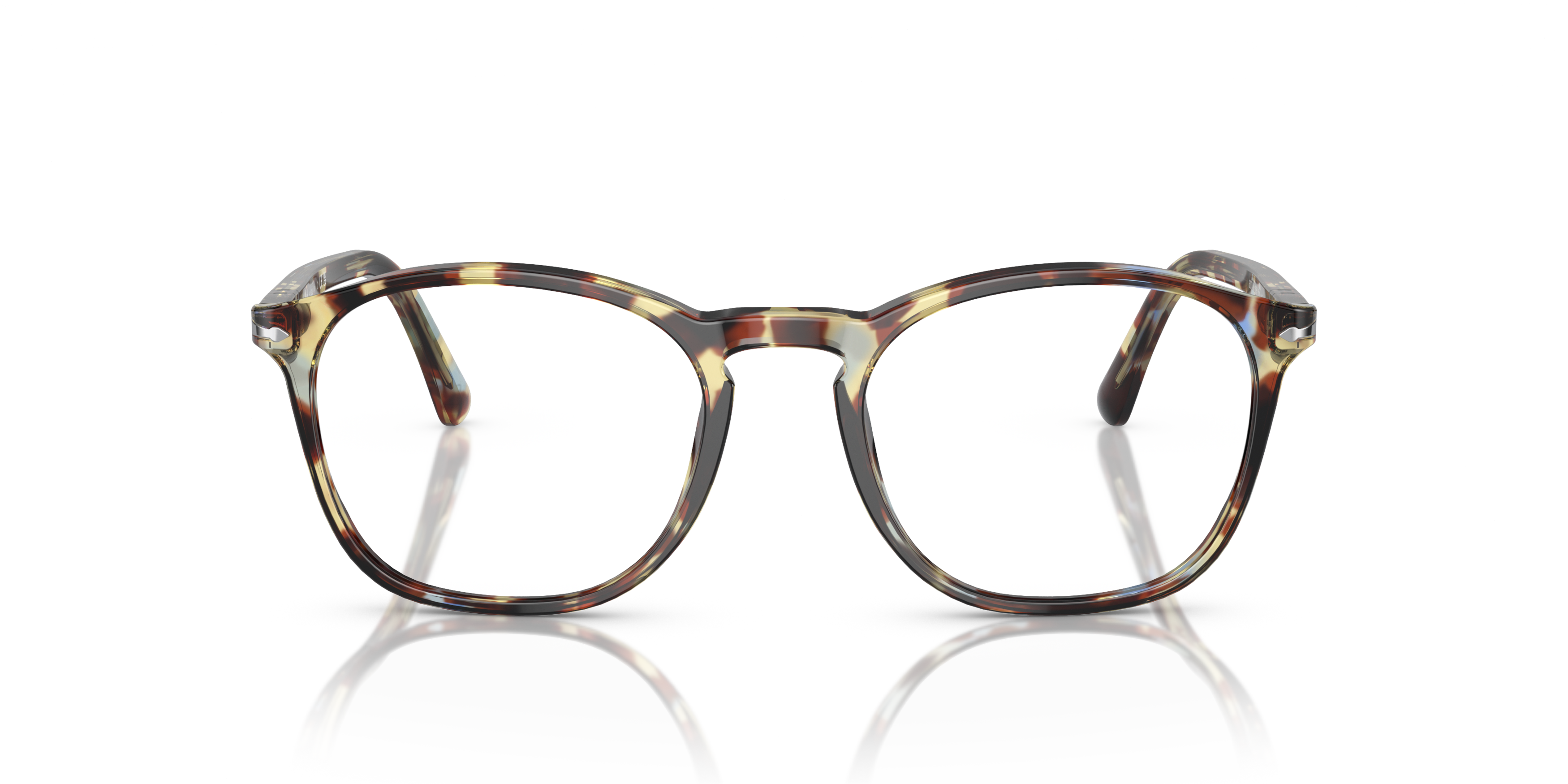 Front Persol PO 3007VM (1058) Glasses Transparent / Havana