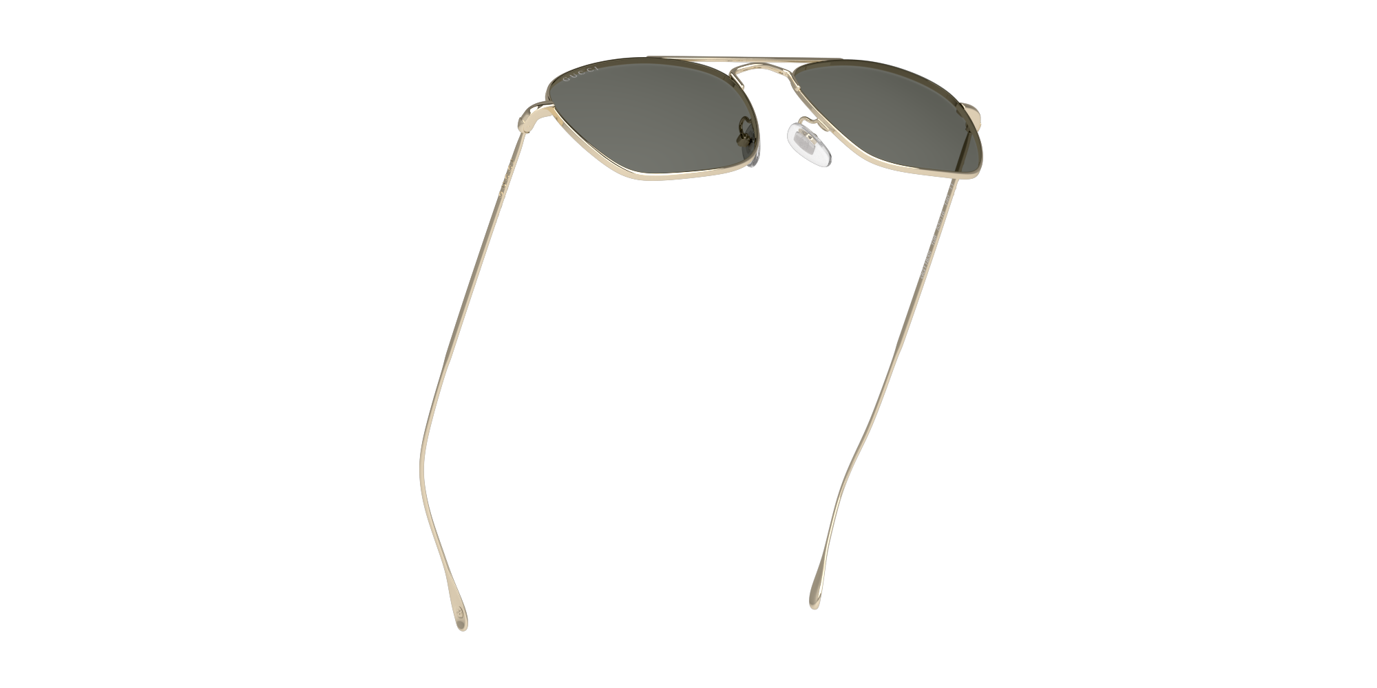 Bottom_Up Gucci GG 1183S Sunglasses Grey / Gold