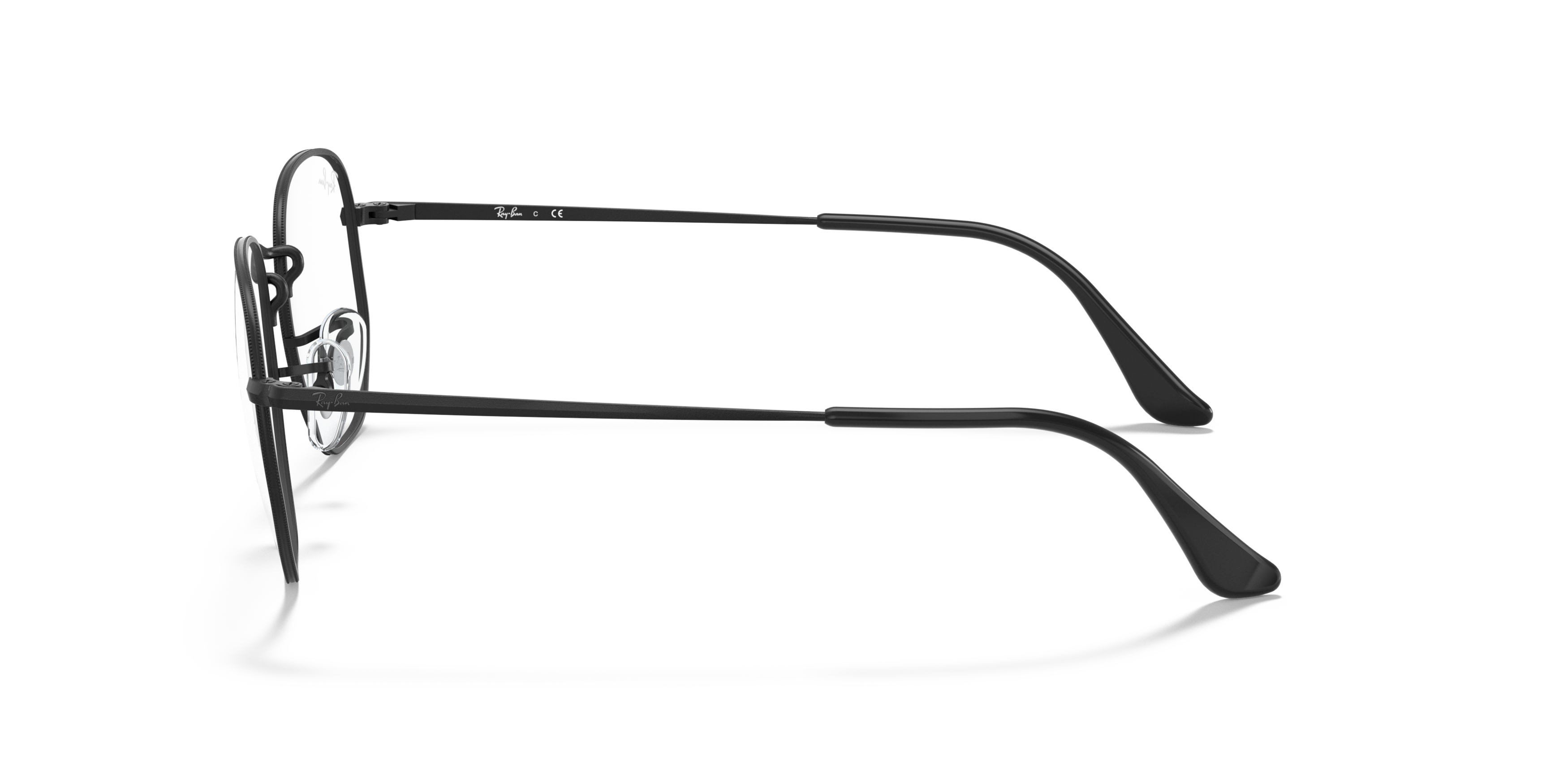 Angle_Left02 Ray-Ban RX 6448 Glasses Transparent / Black