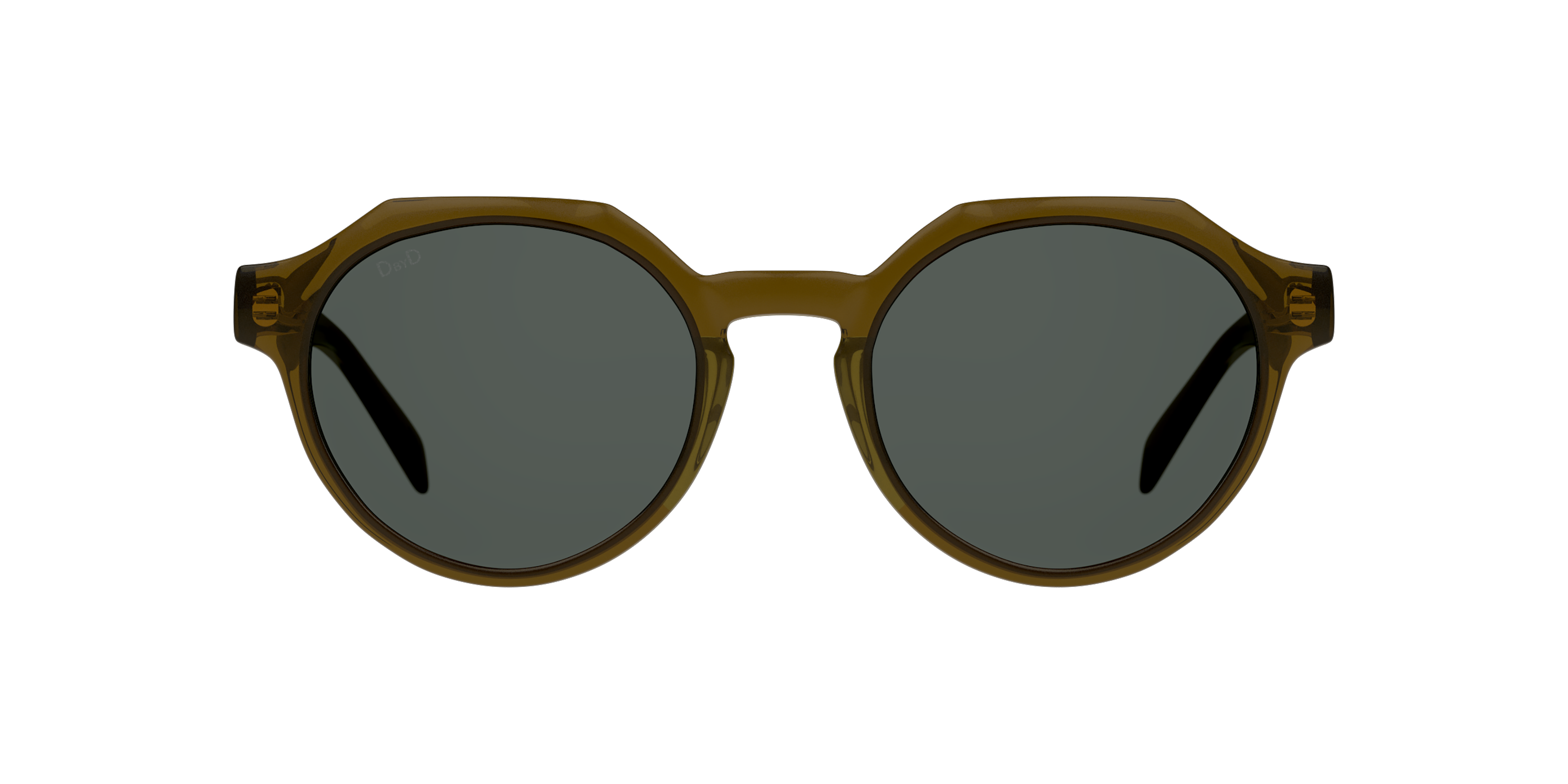 Front DbyD Bio-Acetate DB SU5003 Sunglasses Green / Brown