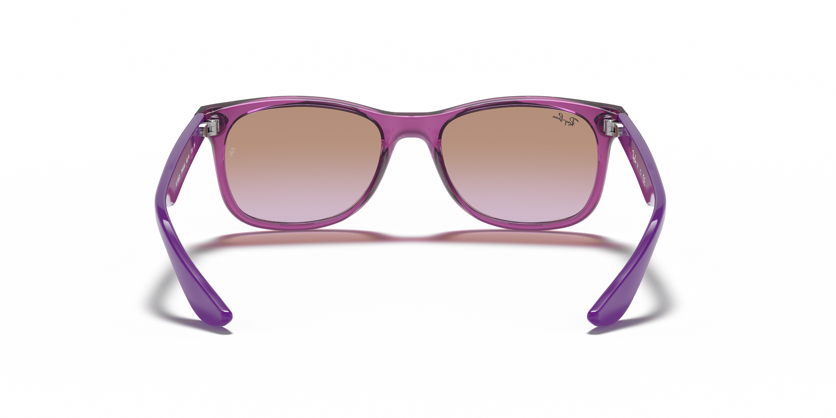 Detail02 Ray-Ban Juniors RJ 9052S (706468) Children's Sunglasses Purple / Purple, Transparent