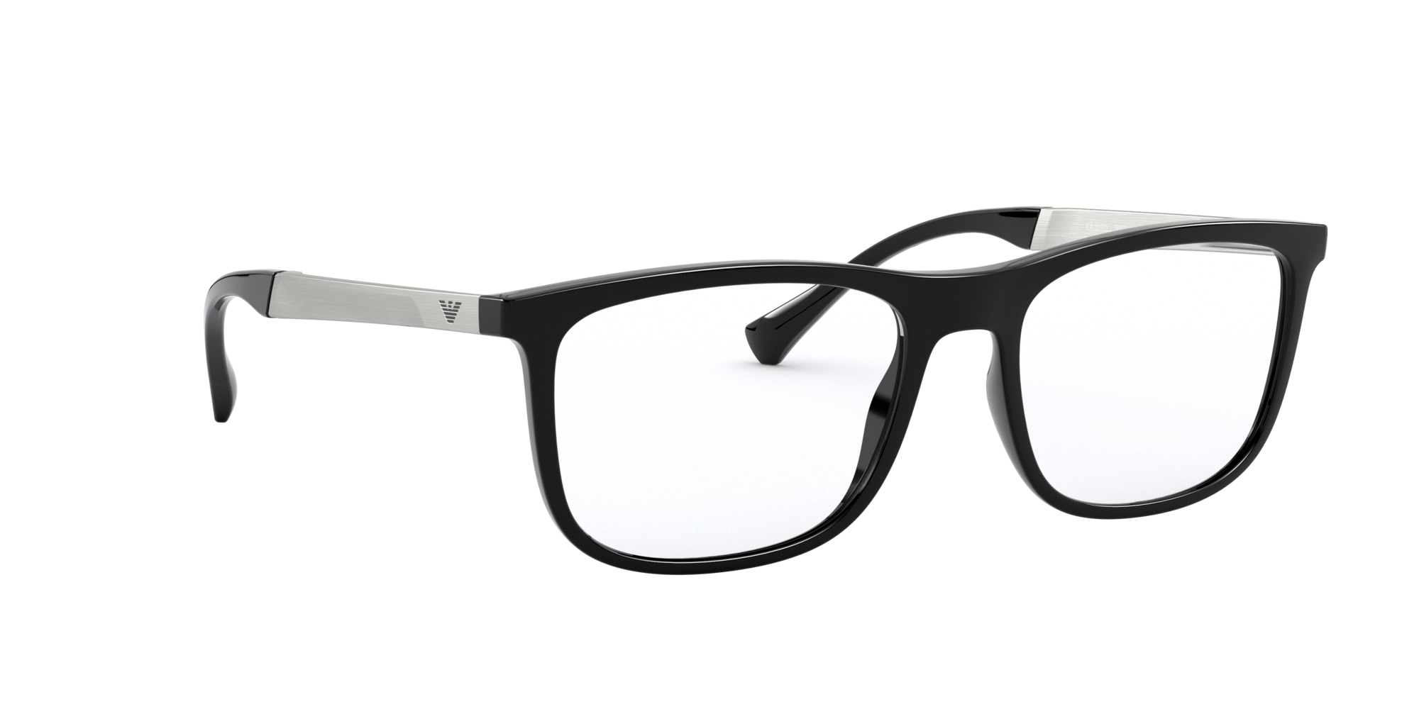 Angle_Right01 Emporio Armani EA 3170 (5001) Glasses Transparent / Black