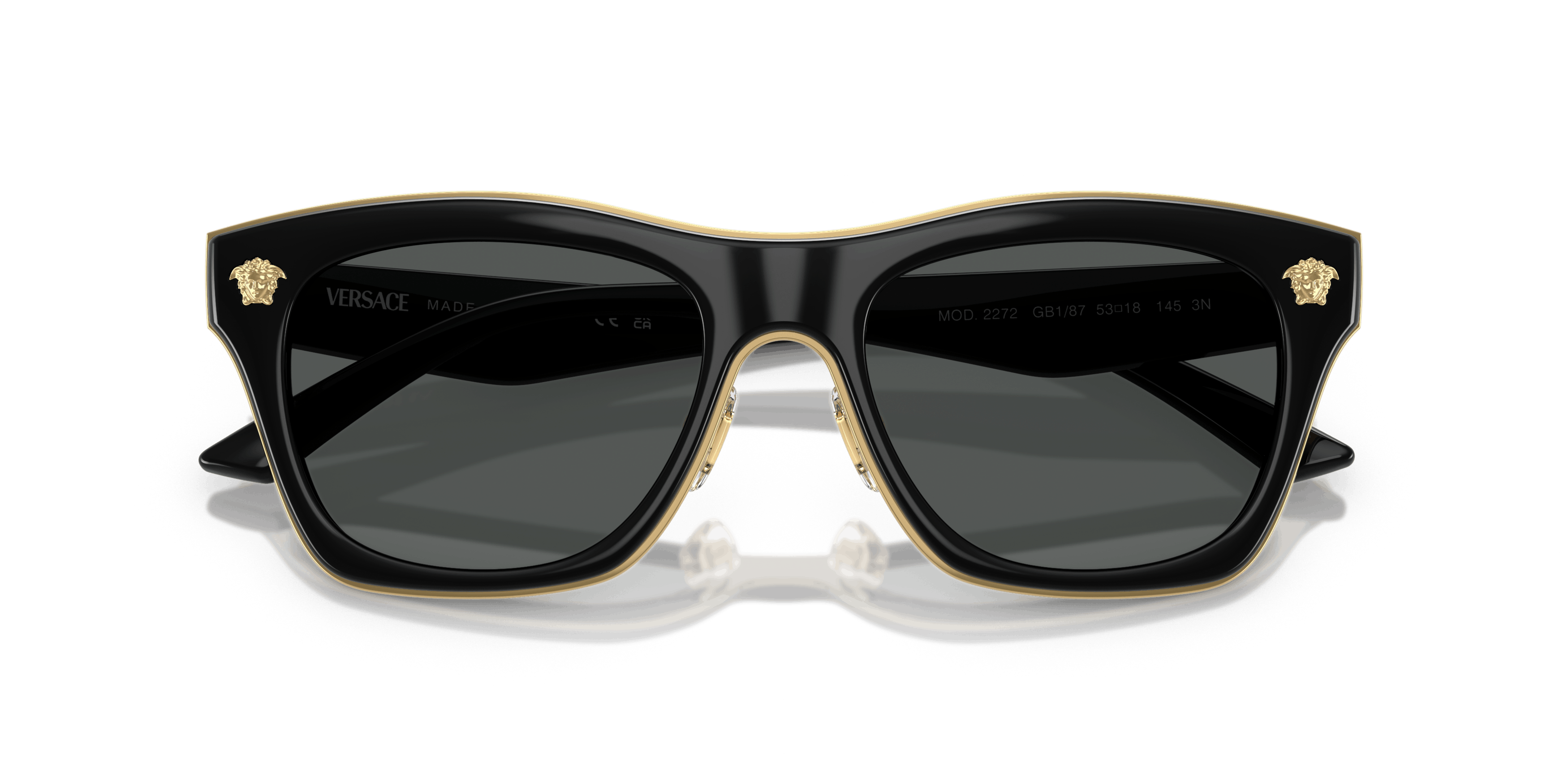 Folded, Versace 0VE2272 GB1/87 Solbriller