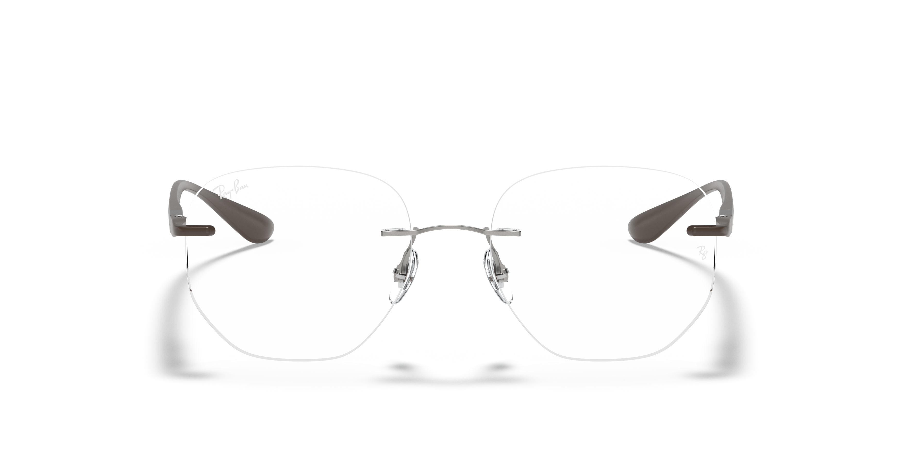 Front Ray-Ban RX8766 1131 Castanho