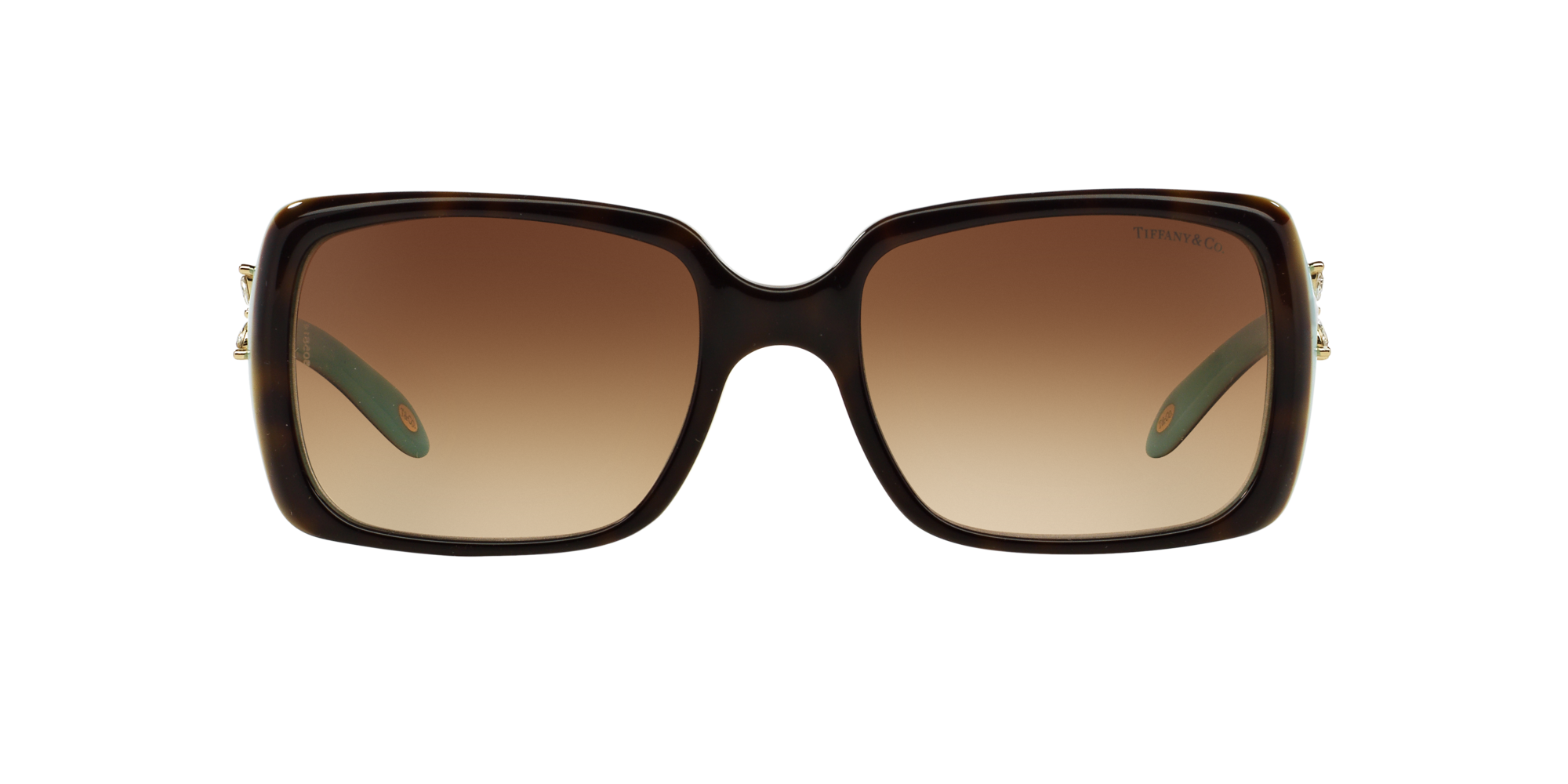 Front Tiffany & Co TF4047B (81343B) Sunglasses Brown / Havana