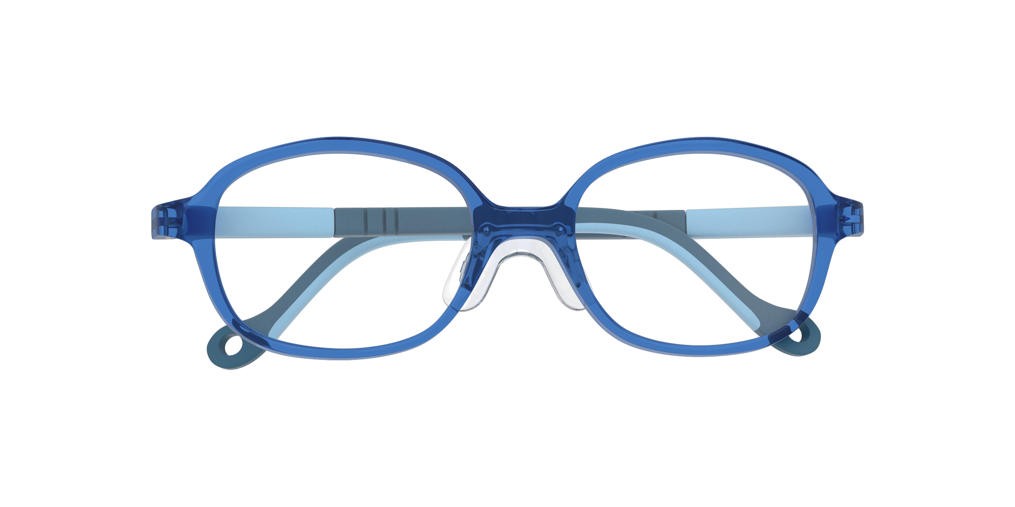 Folded Vision Express POO04 Children's Glasses Transparent / Transparent, Blue