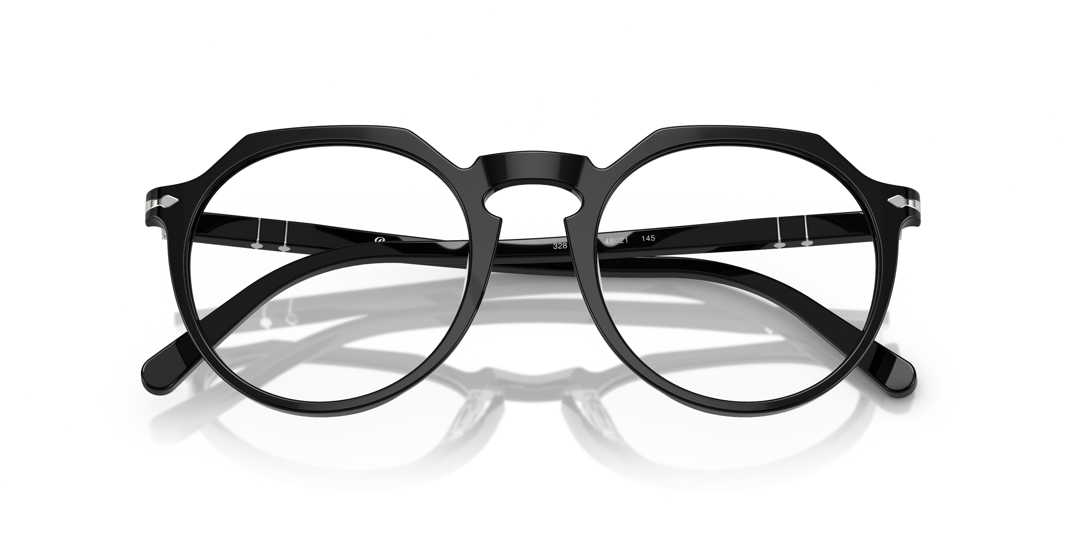 Folded Persol PO 3281V (95) Glasses Transparent / Black