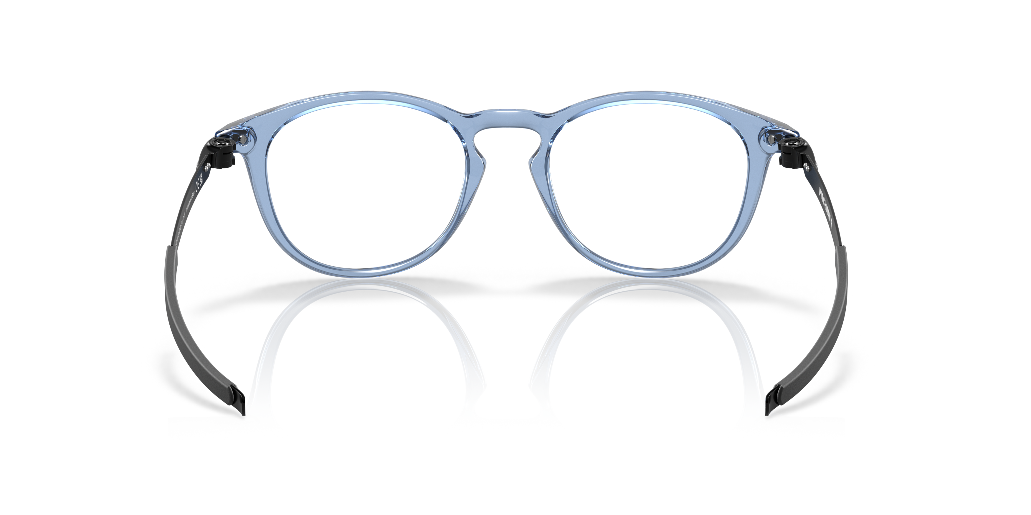 Detail02 Oakley Pitchman OX 8105 Glasses Transparent / Blue