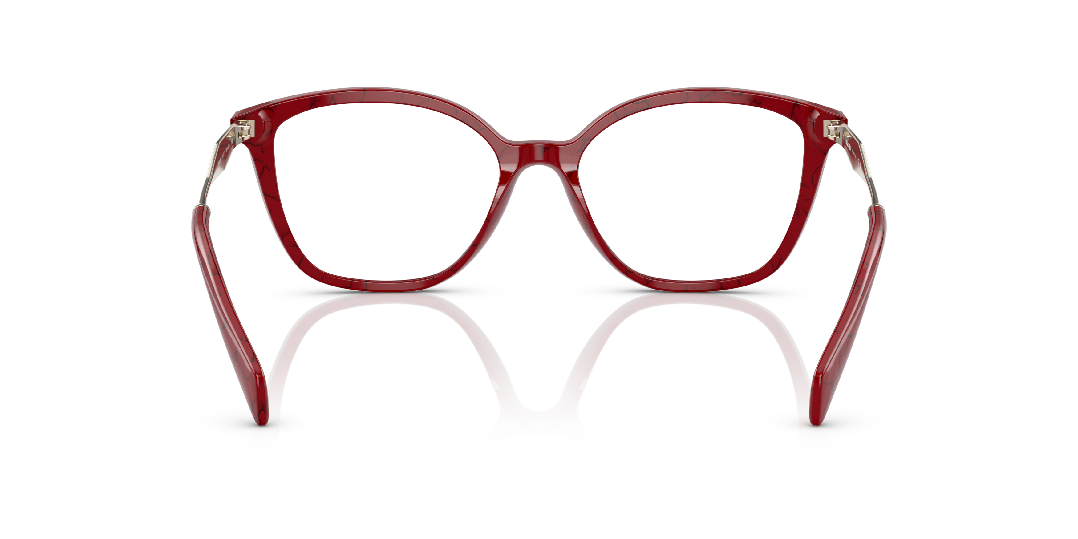 Detail02 Prada PR 02ZV Glasses Transparent / Pink