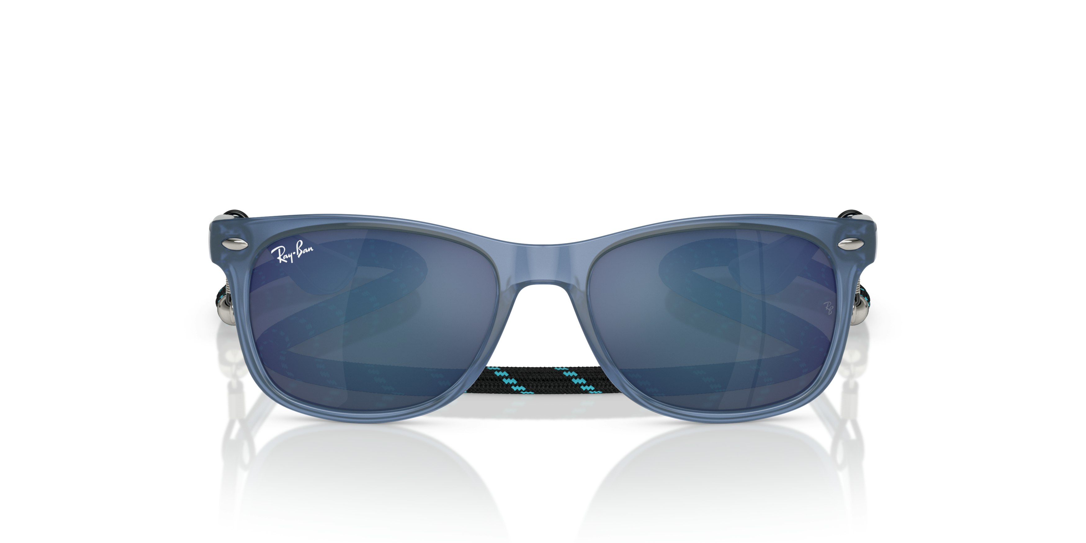 Junior Wayfarer zonnebril met UV-bescherming Ray-Ban , Blauw , Heren