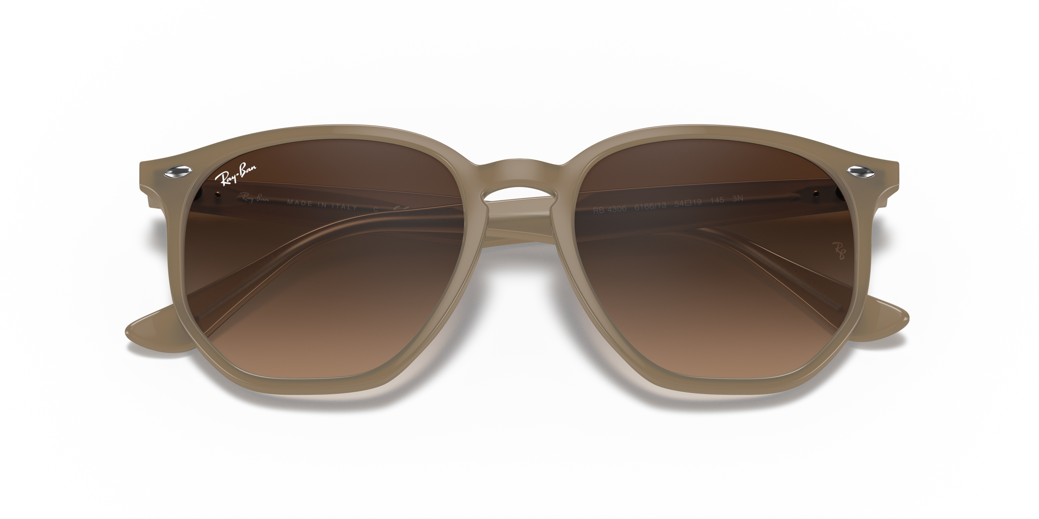 Folded Ray-Ban RB 4306 Sunglasses Brown / Transparent, Tortoise Shell