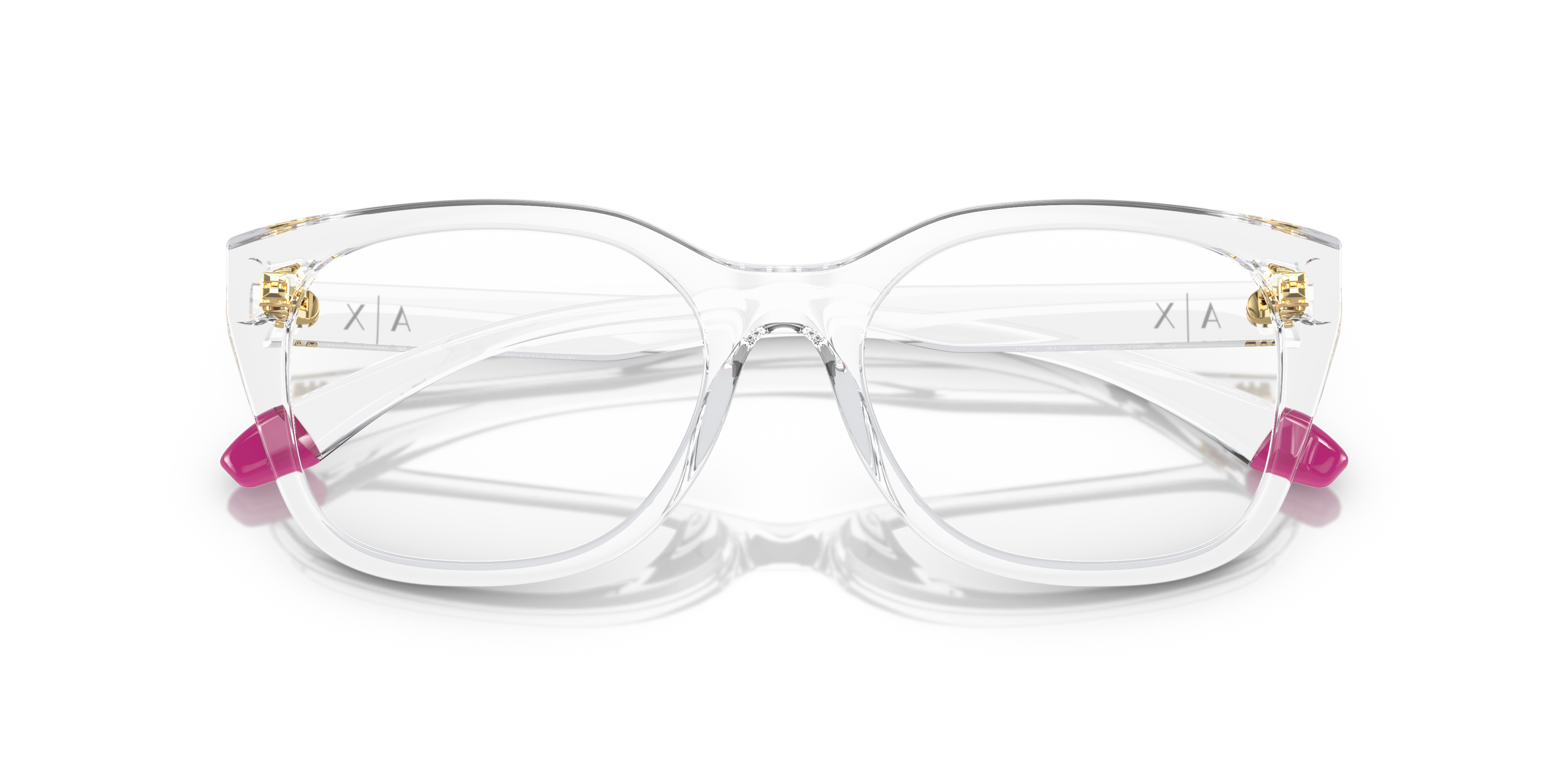 Folded Armani Exchange AX 3099U (8333) Glasses Transparent / Clear, Transparent