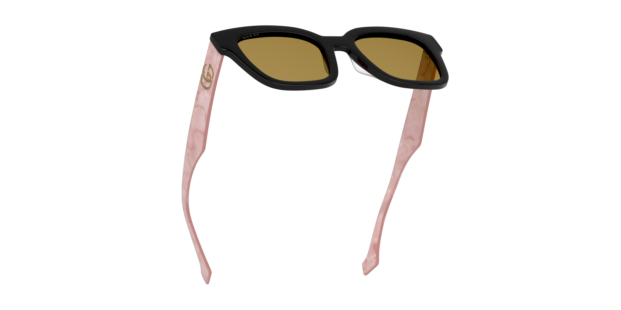 Bottom_Up Gucci GG 0998S Sunglasses Brown / Gold