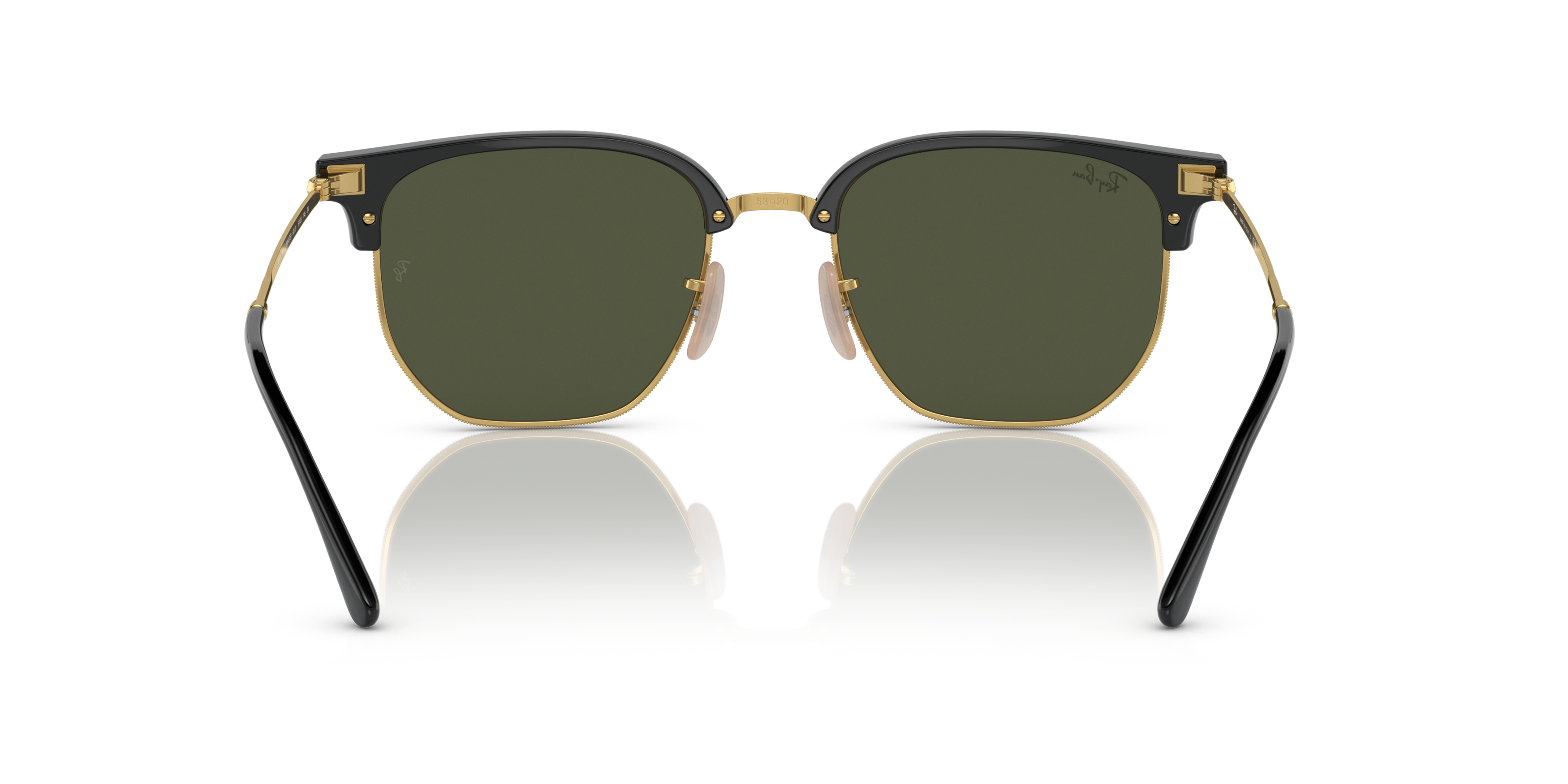 Detail02 Ray-Ban New Clubmaster RB4416 601/31 Groen / Zwart
