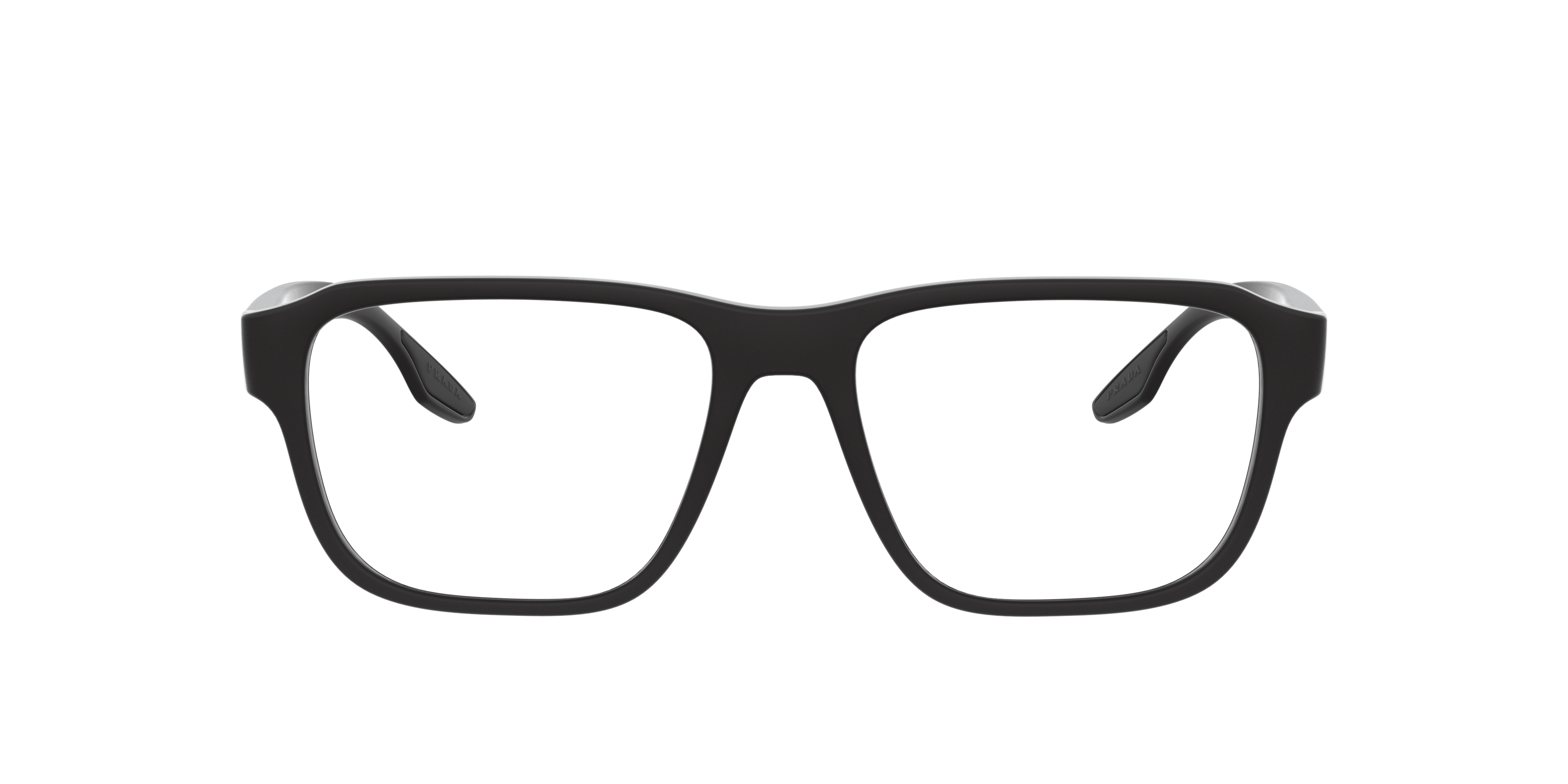 Front Prada Linea Rossa PS 04NV (DG01O1) Glasses Transparent / Black