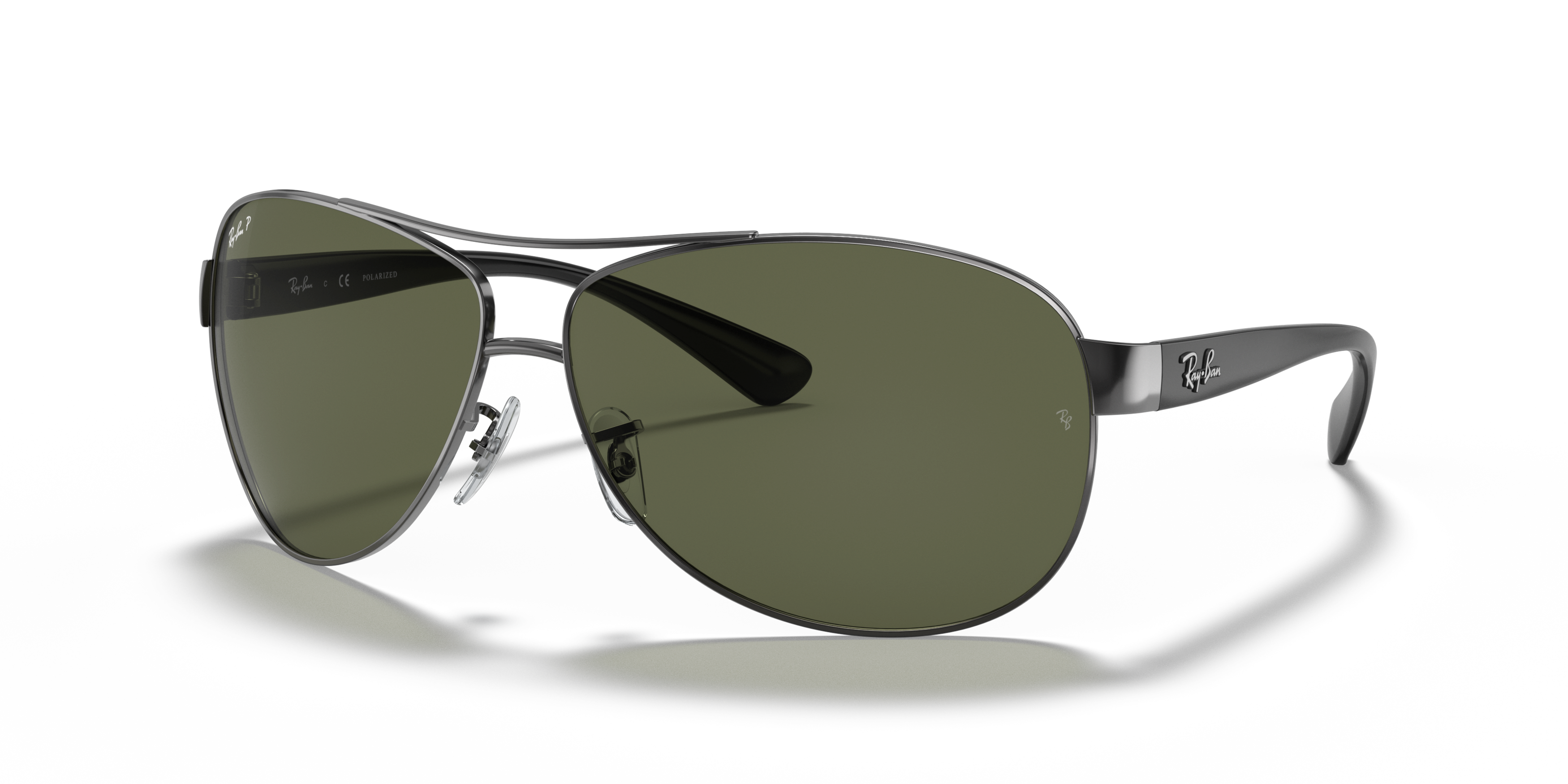 Angle_Left01 Ray-Ban 0RB3386 004/9A Verde / Gris