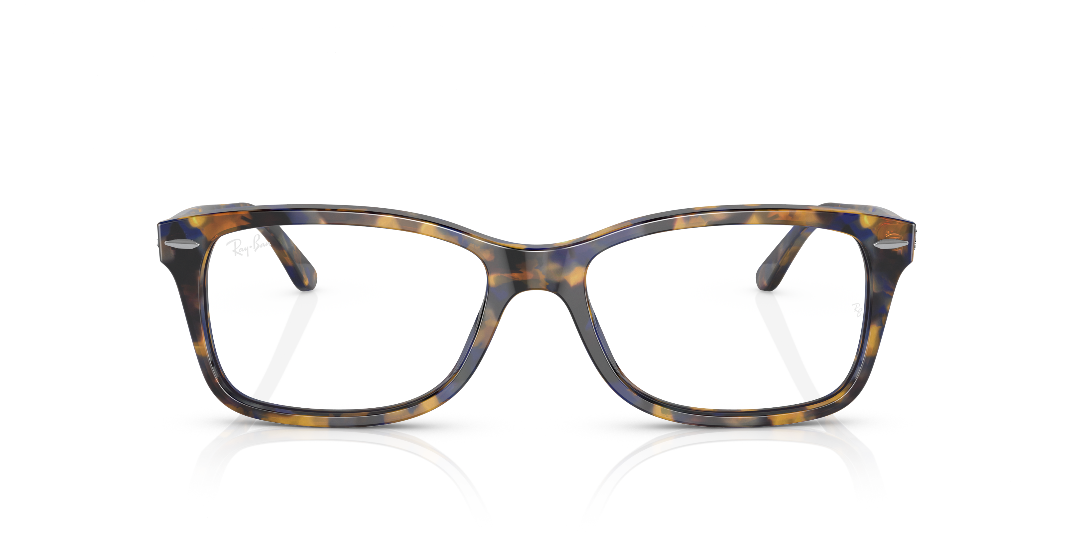 Front Ray-Ban RX 5428 Glasses Transparent / Yellow