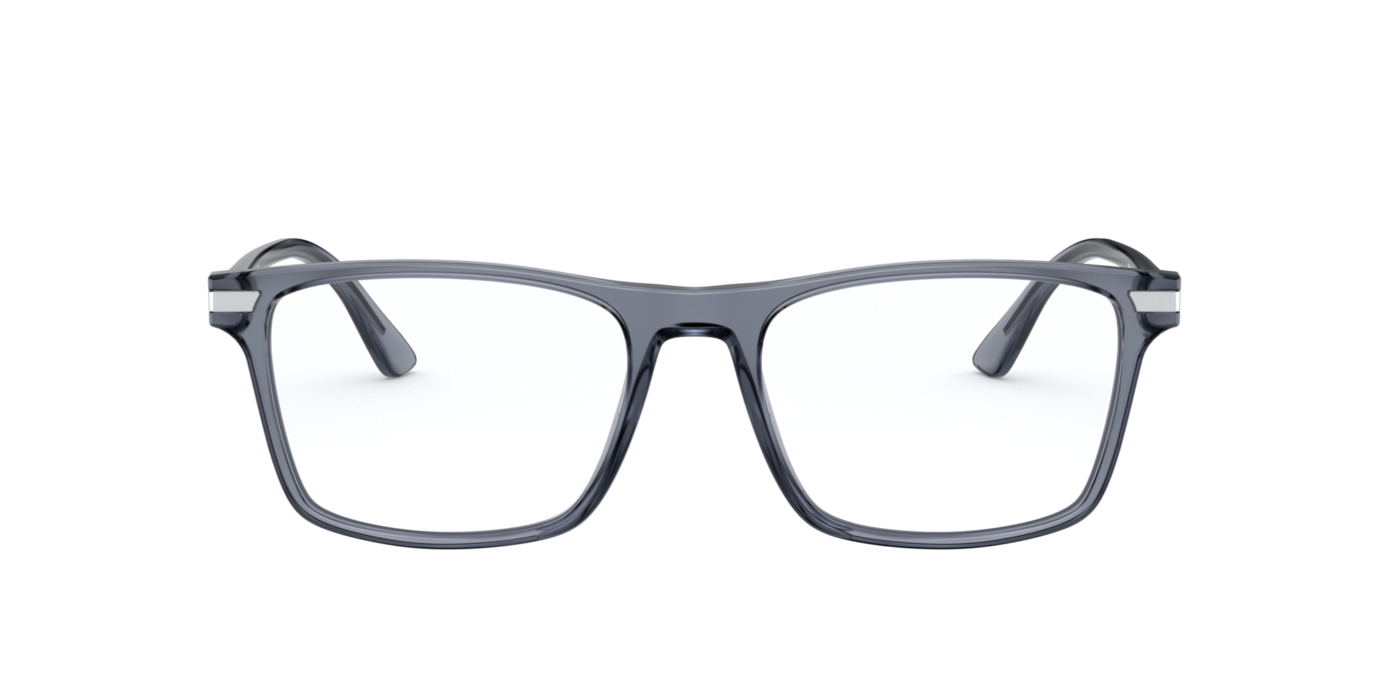 Front Prada PR 01WV Glasses Transparent / Grey