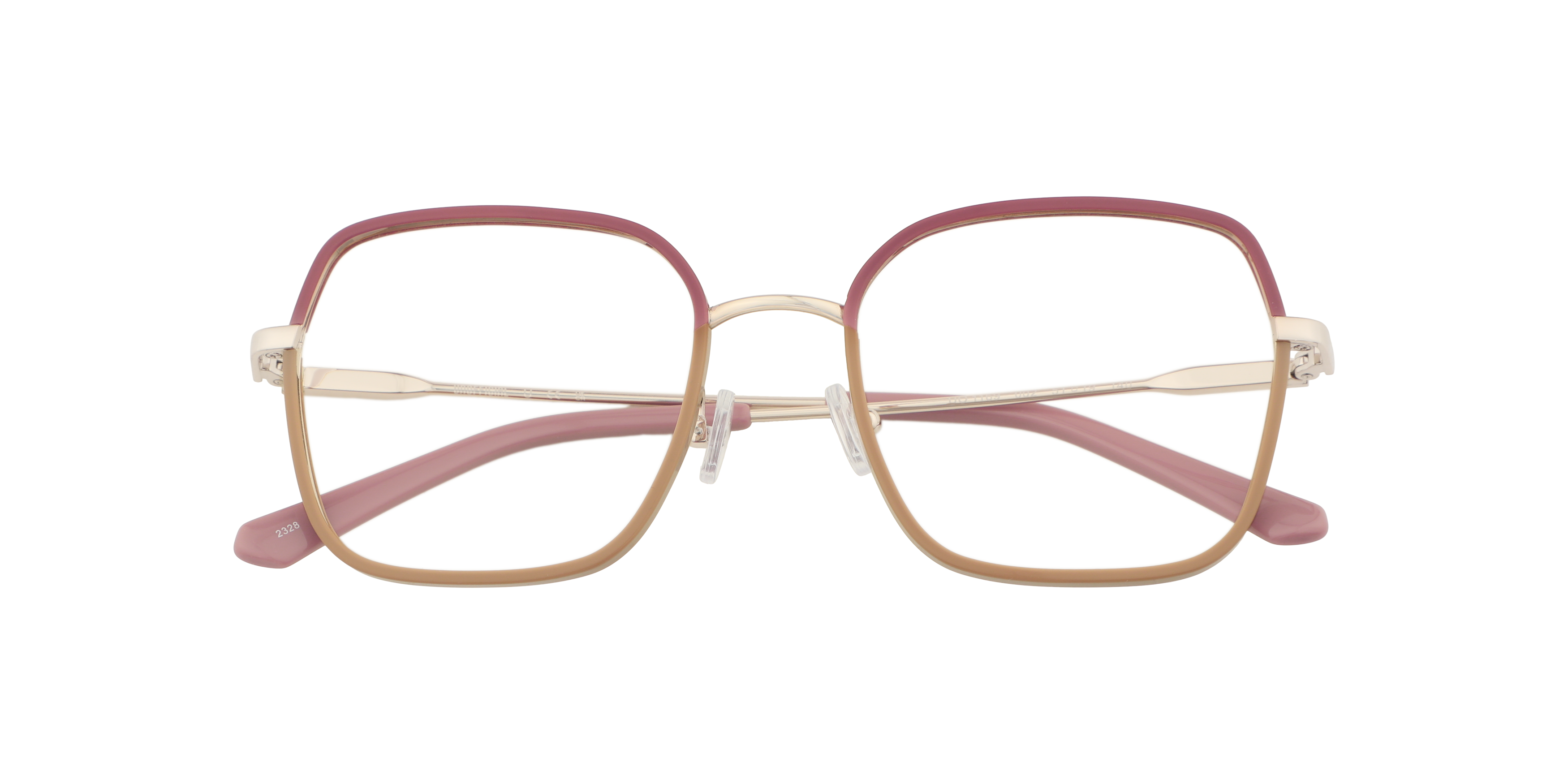 Folded Unofficial UO1169 Glasses Transparent / Gold