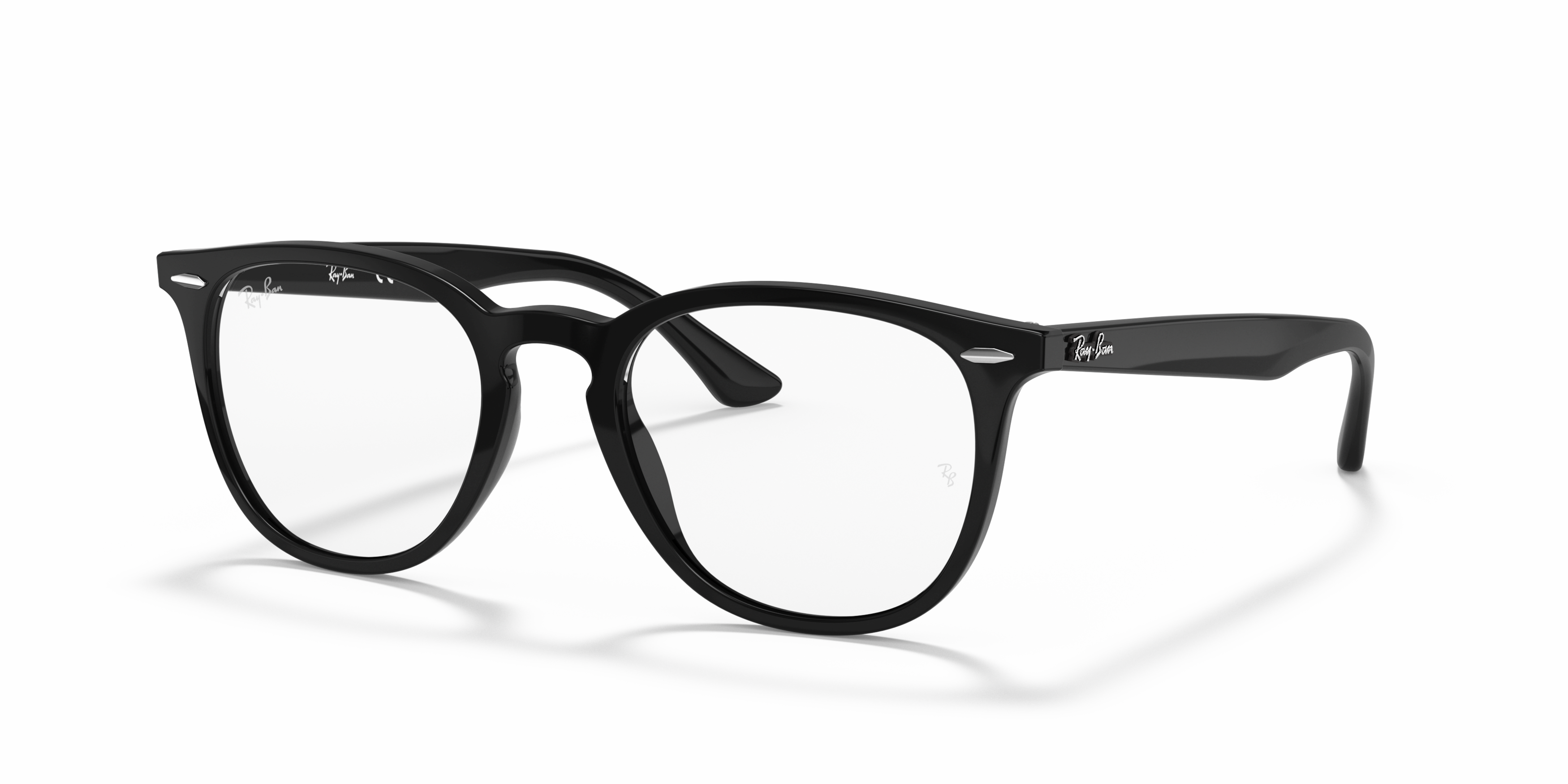 Angle_Left01 Ray-Ban RX 7159 (2000) Glasses Transparent / Black