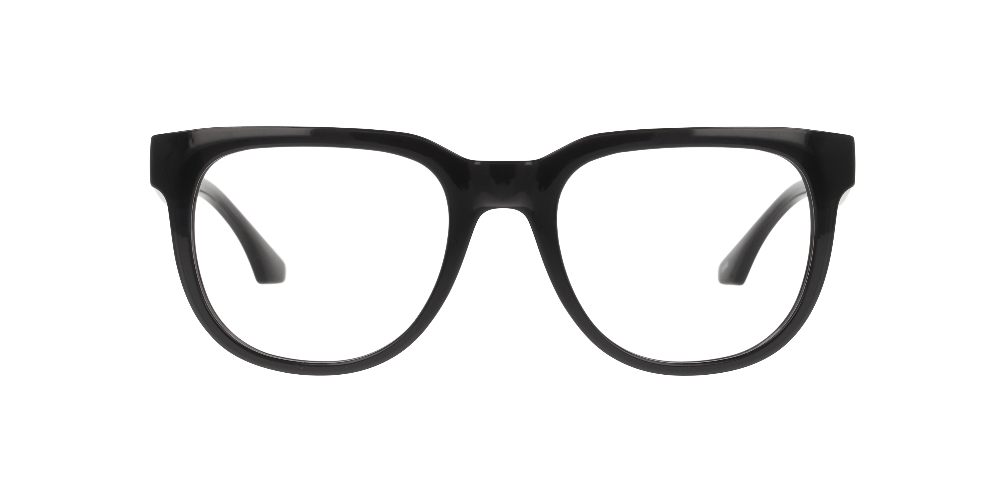 Front Unofficial UO3047 Glasses Transparent / Transparent, Brown