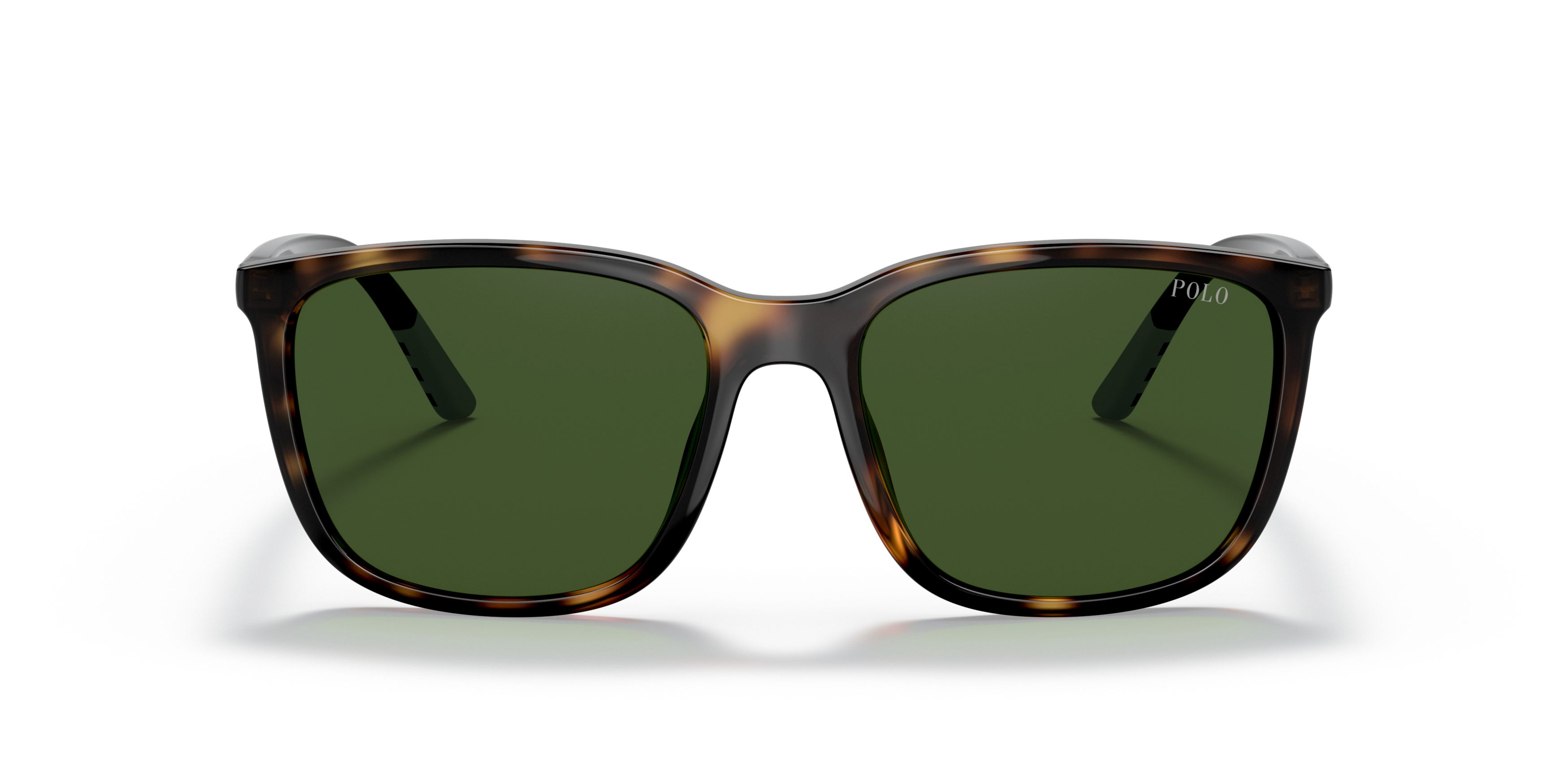 Front Polo Ralph Lauren PH 4185U (500371) Sunglasses Green / Havana