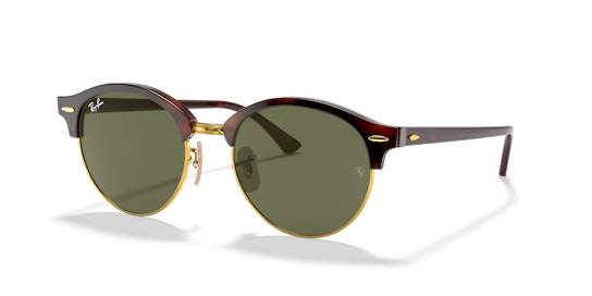 Ray-Ban Clubround Classic RB4246 990 Groen / Goud, Bruin