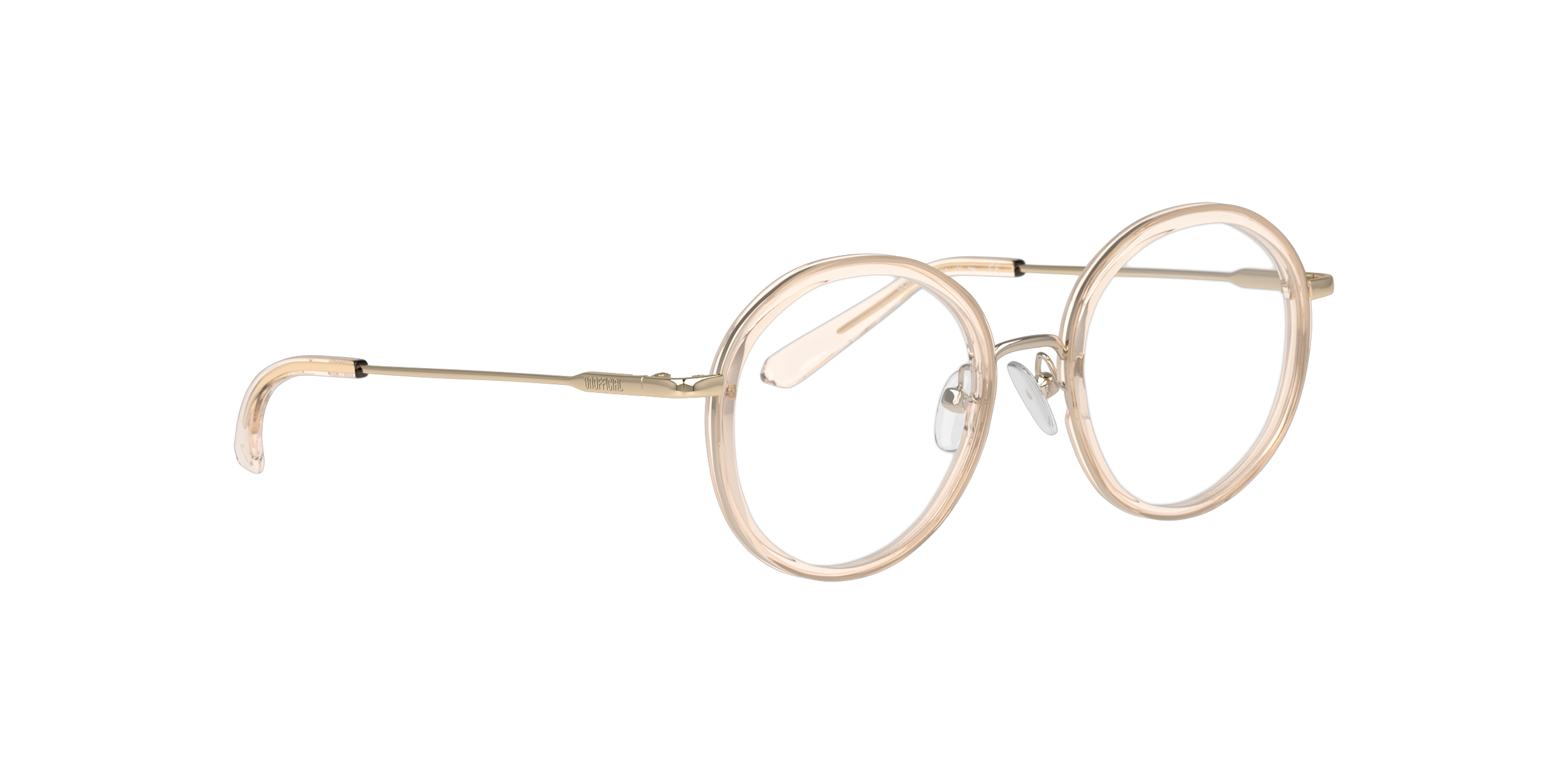 Angle_Right01 Unofficial UNOF0216 (FD00) Glasses Transparent / Beige