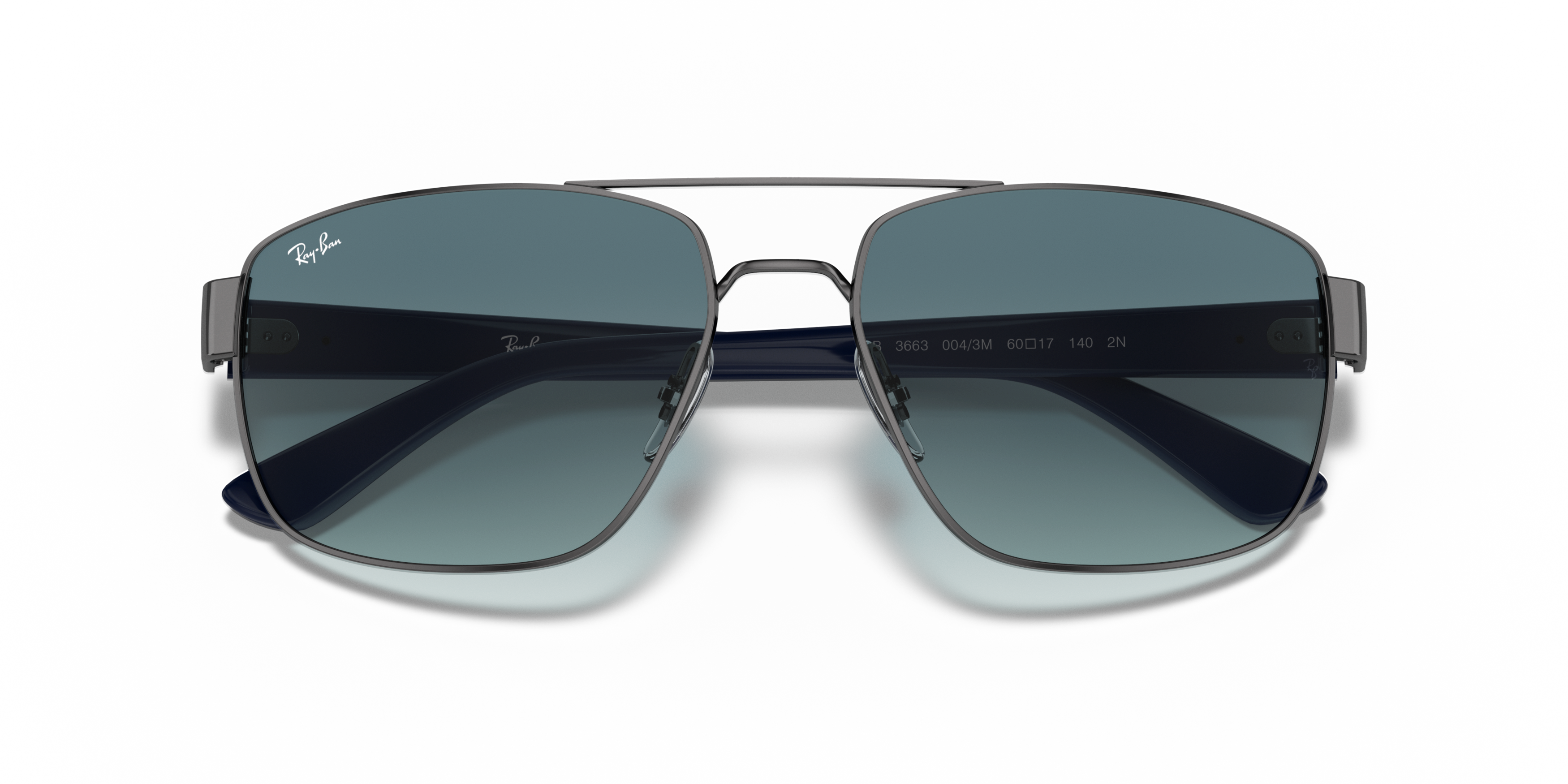 Folded Ray-Ban RB3663 004/3M Blauw / Zilver