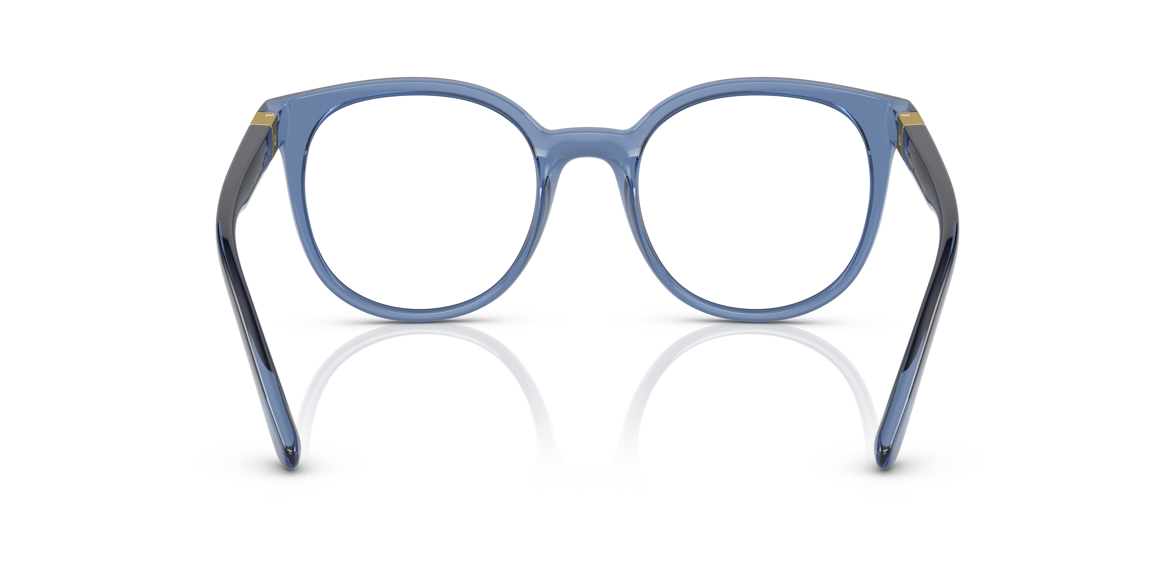 Detail02 Dolce & Gabbana DG 5083 Glasses Transparent / Blue