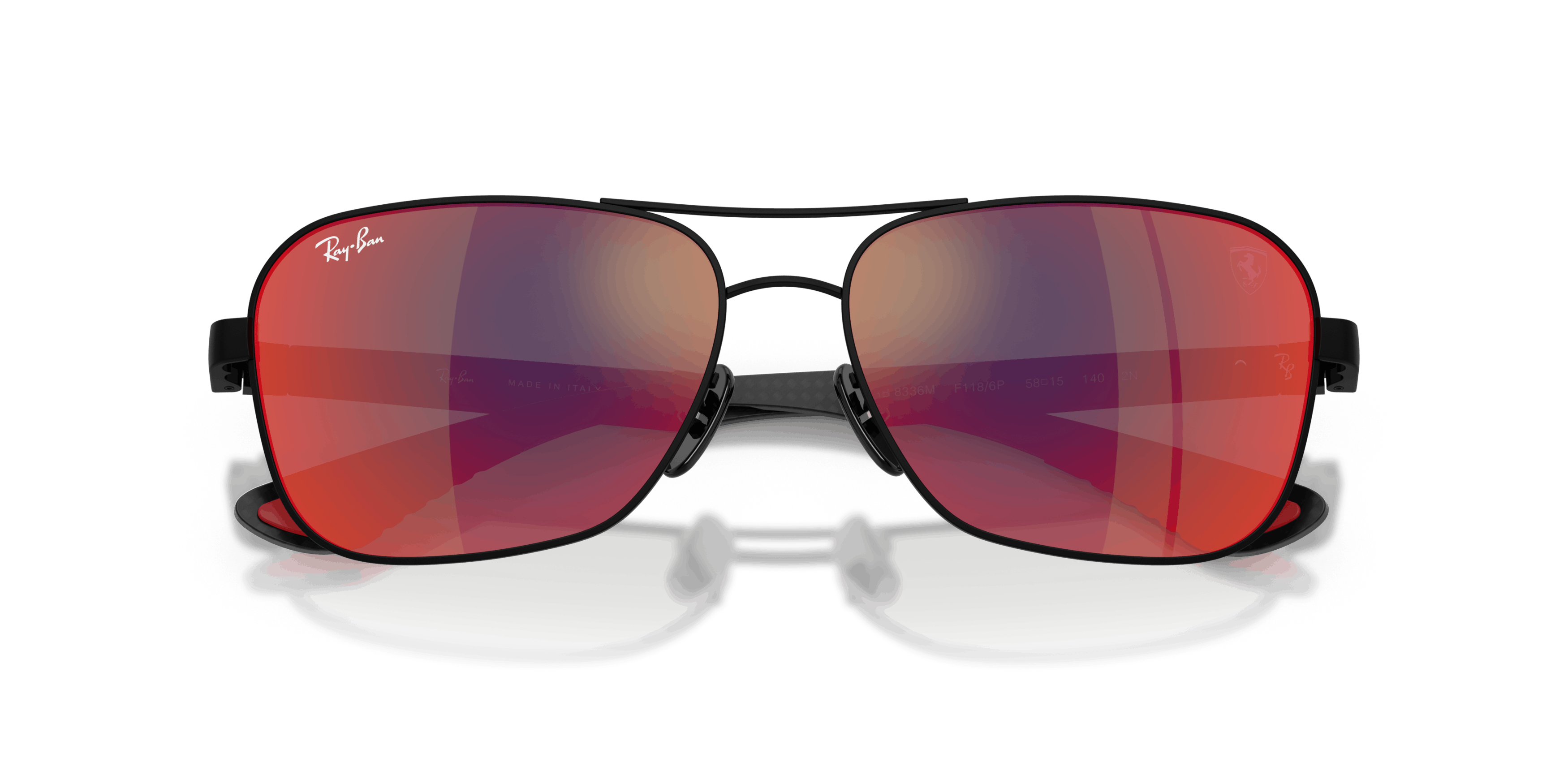 Folded, Ray-Ban Scuderia Ferrari Collection 0RB8336M F1186P Solbriller