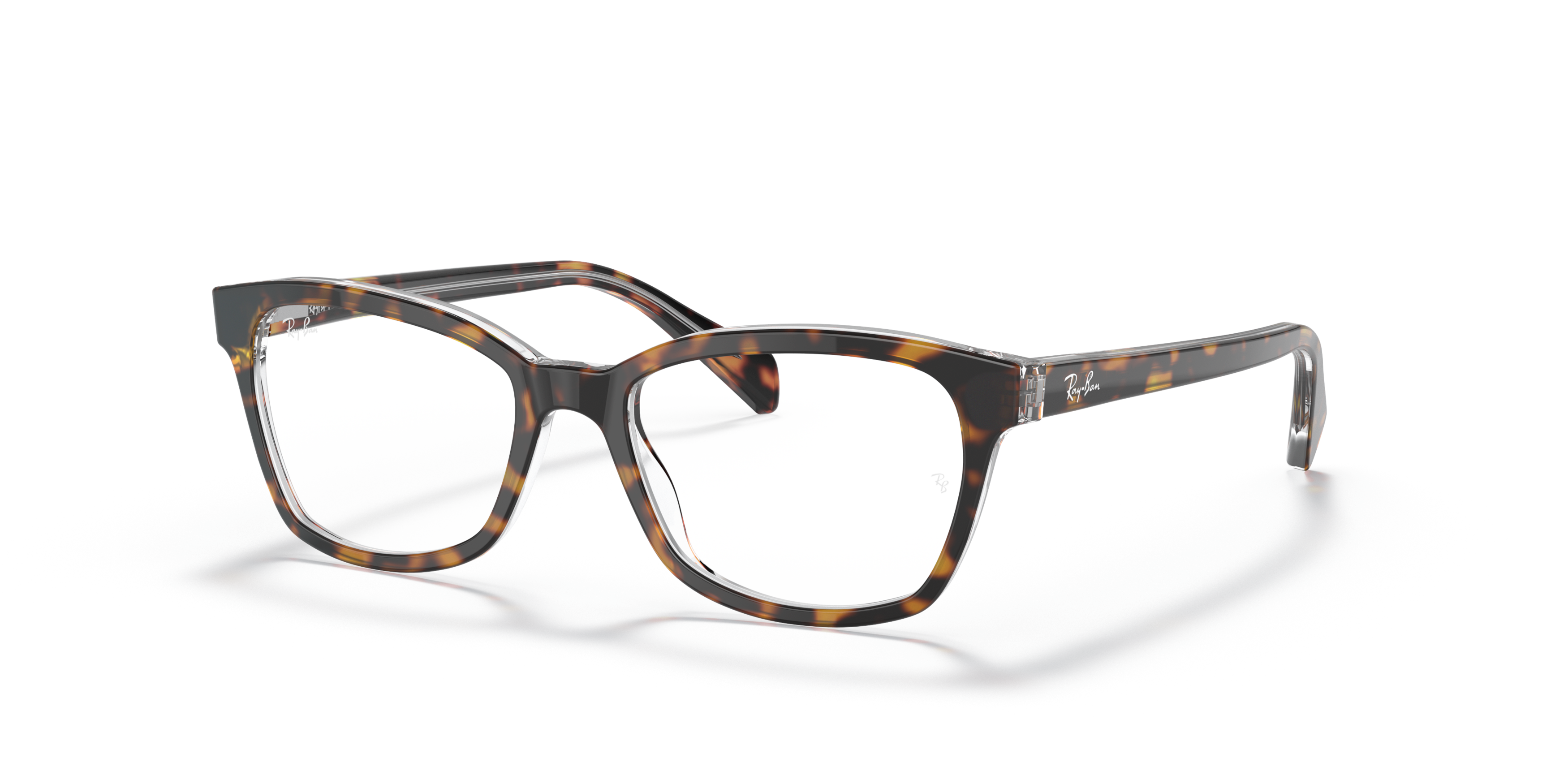 Angle_Left01 Ray-Ban Juniors RY 1591 (3805) Children's Glasses Transparent / Tortoise Shell