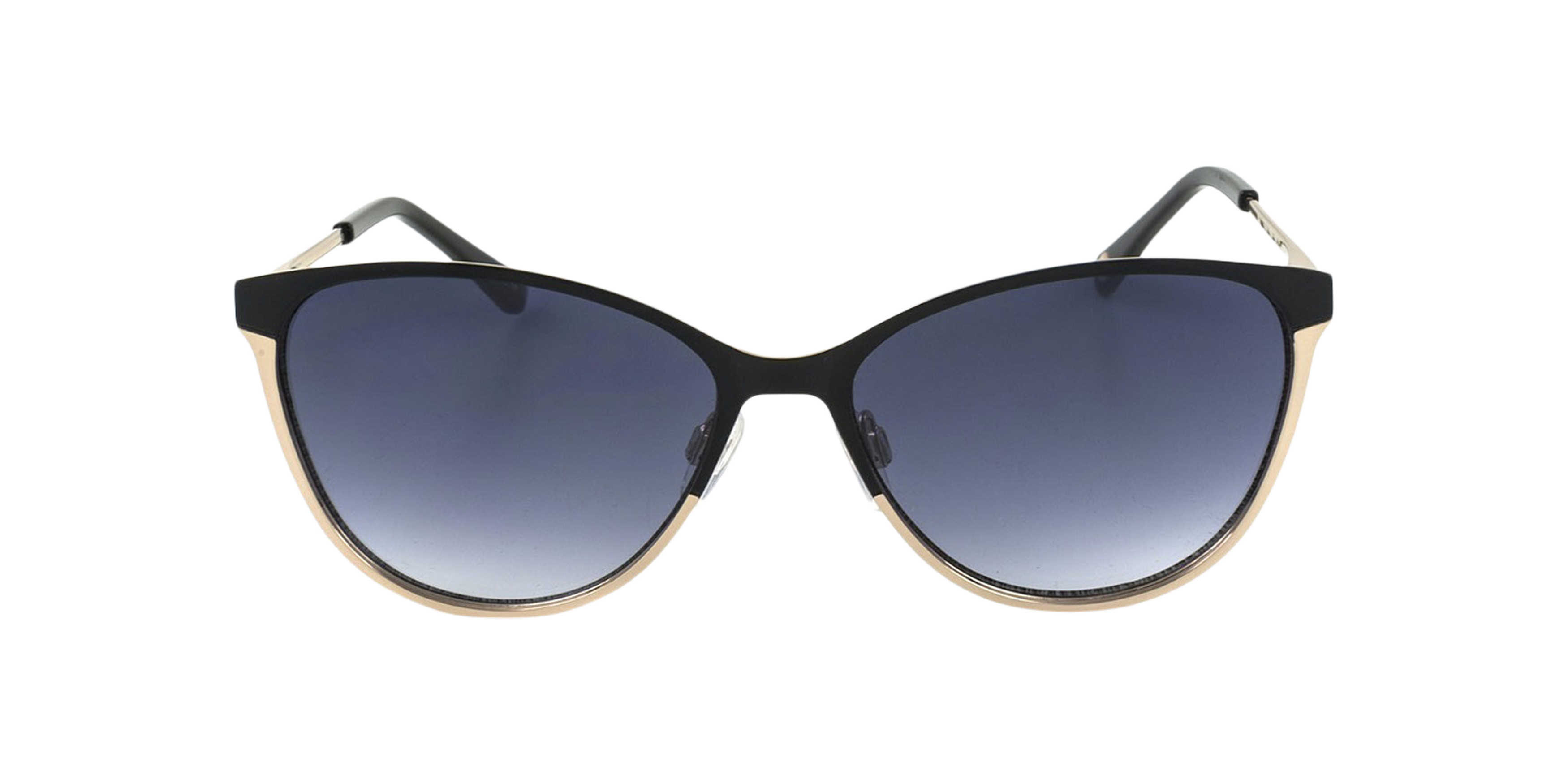 Front Ted Baker Mila TB 1500 Sunglasses Grey / Black