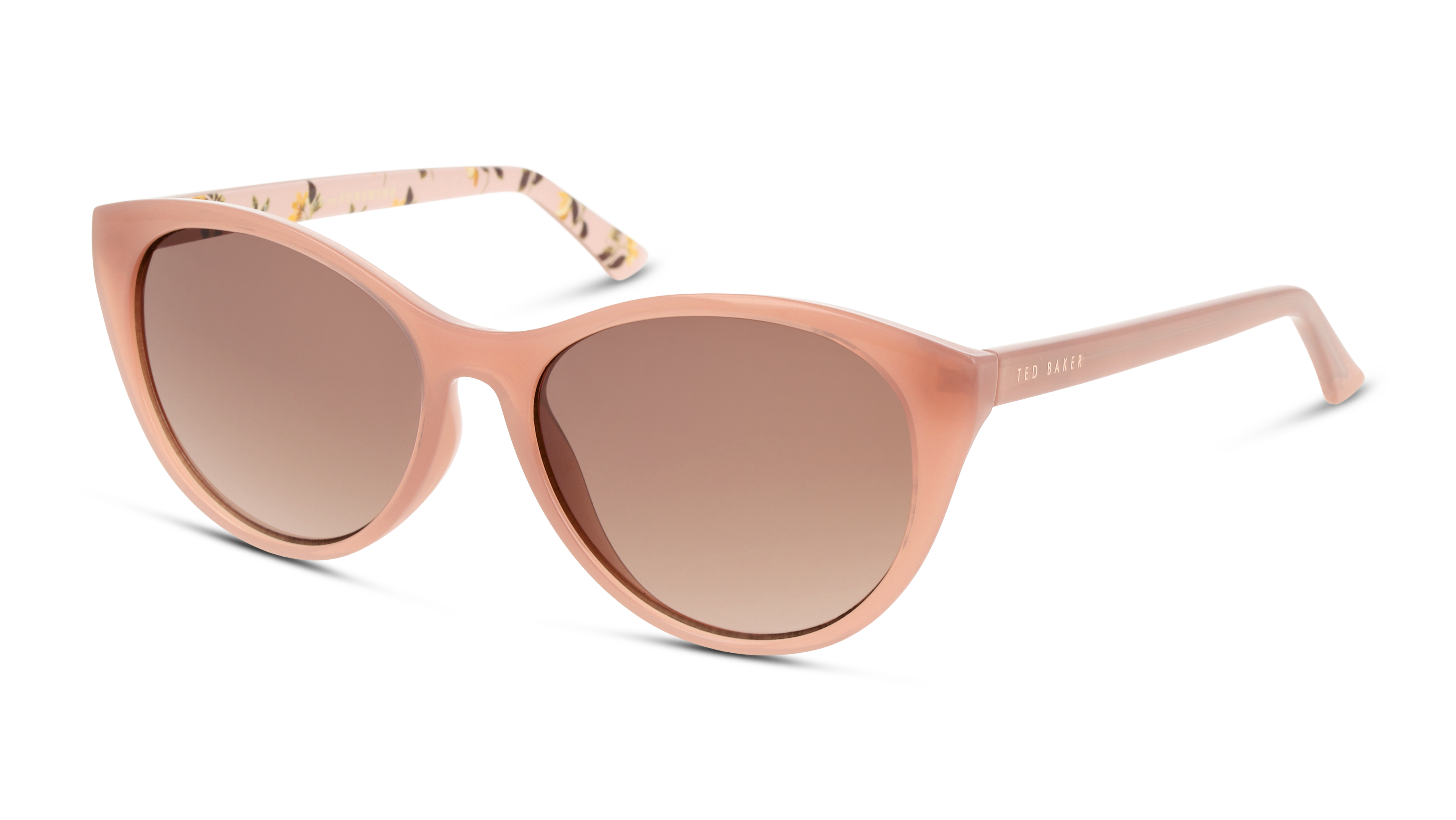 Angle_Left01 Ted Baker Lisbet TB 1583 Sunglasses Brown / Red